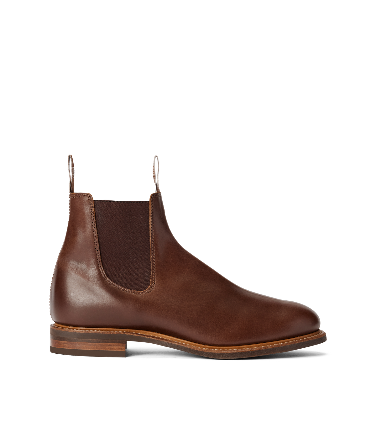 Urban Turnout boot dark tan pull-up leather