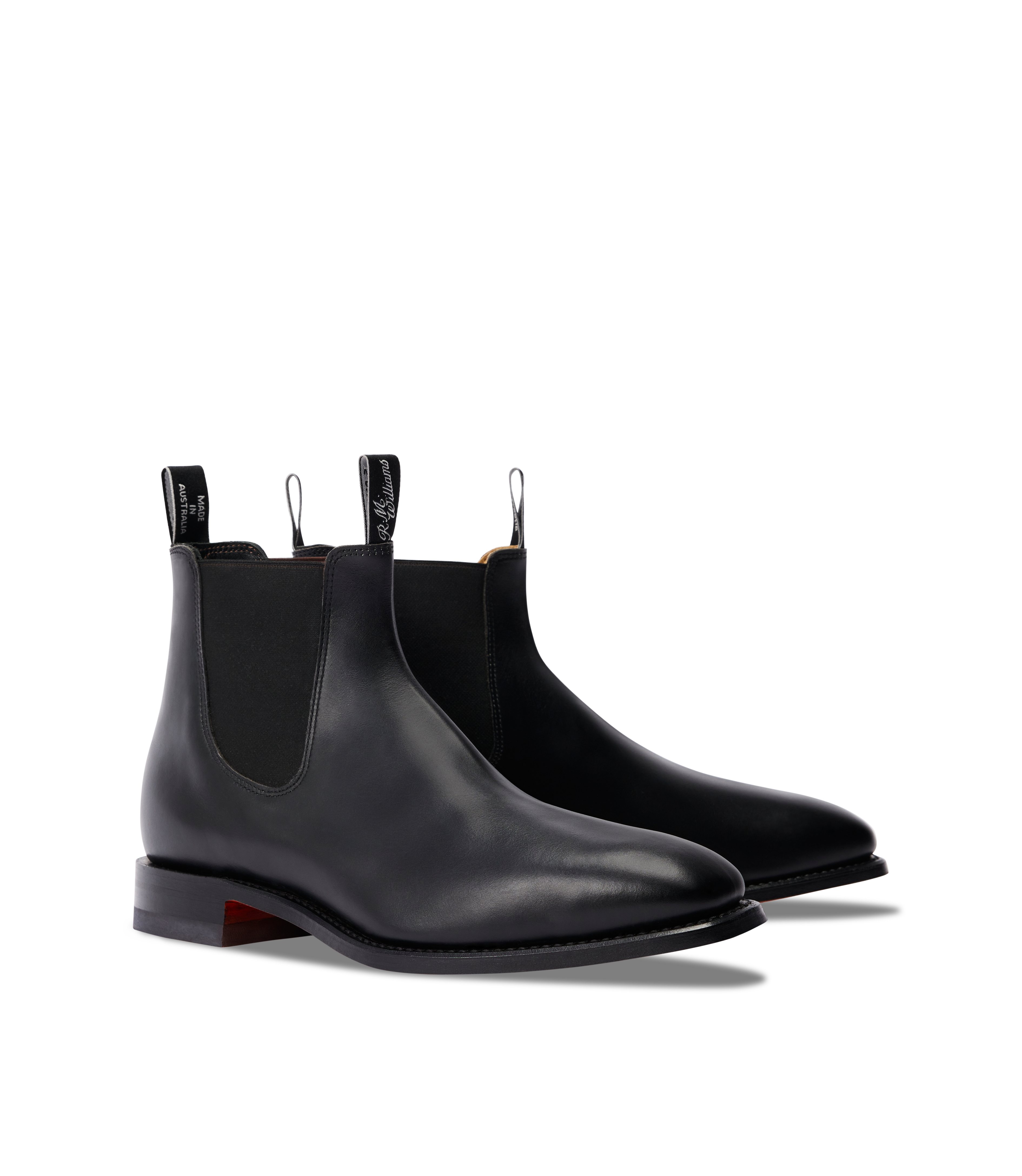 Signature Craftsman boot black veal calf leather