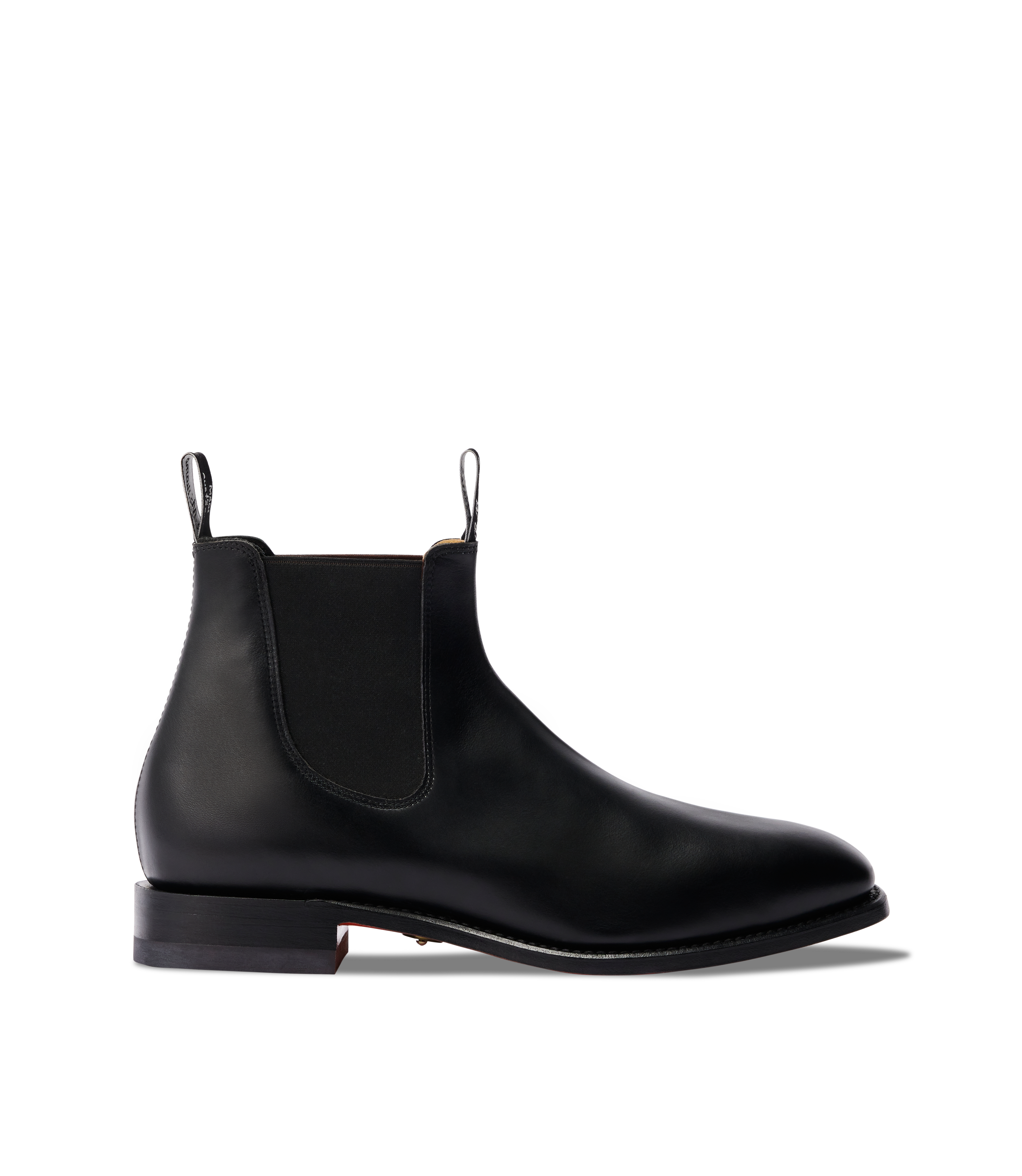 Signature Craftsman boot black veal calf leather