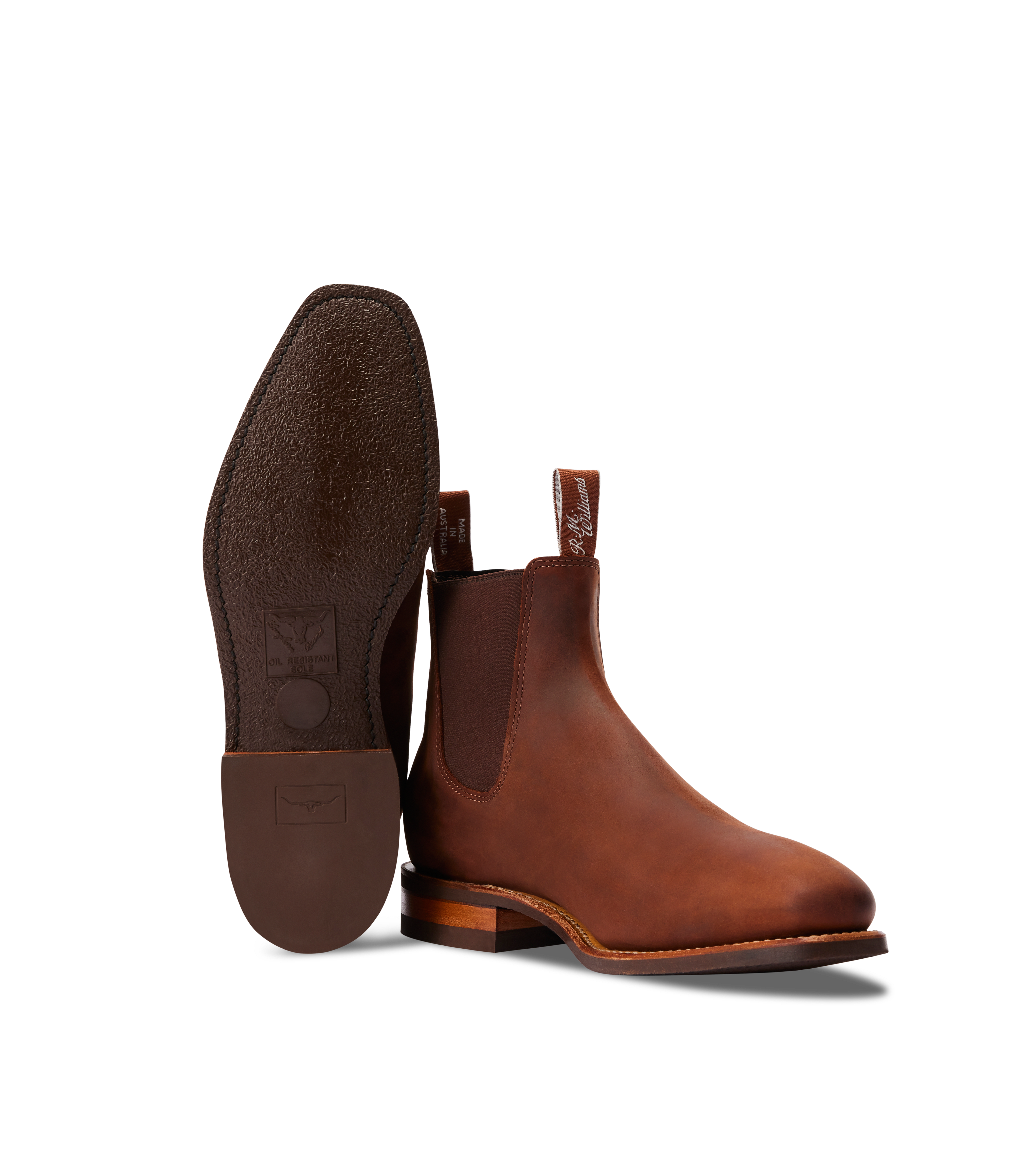 Craftsman boot bark oiled nubuck leather