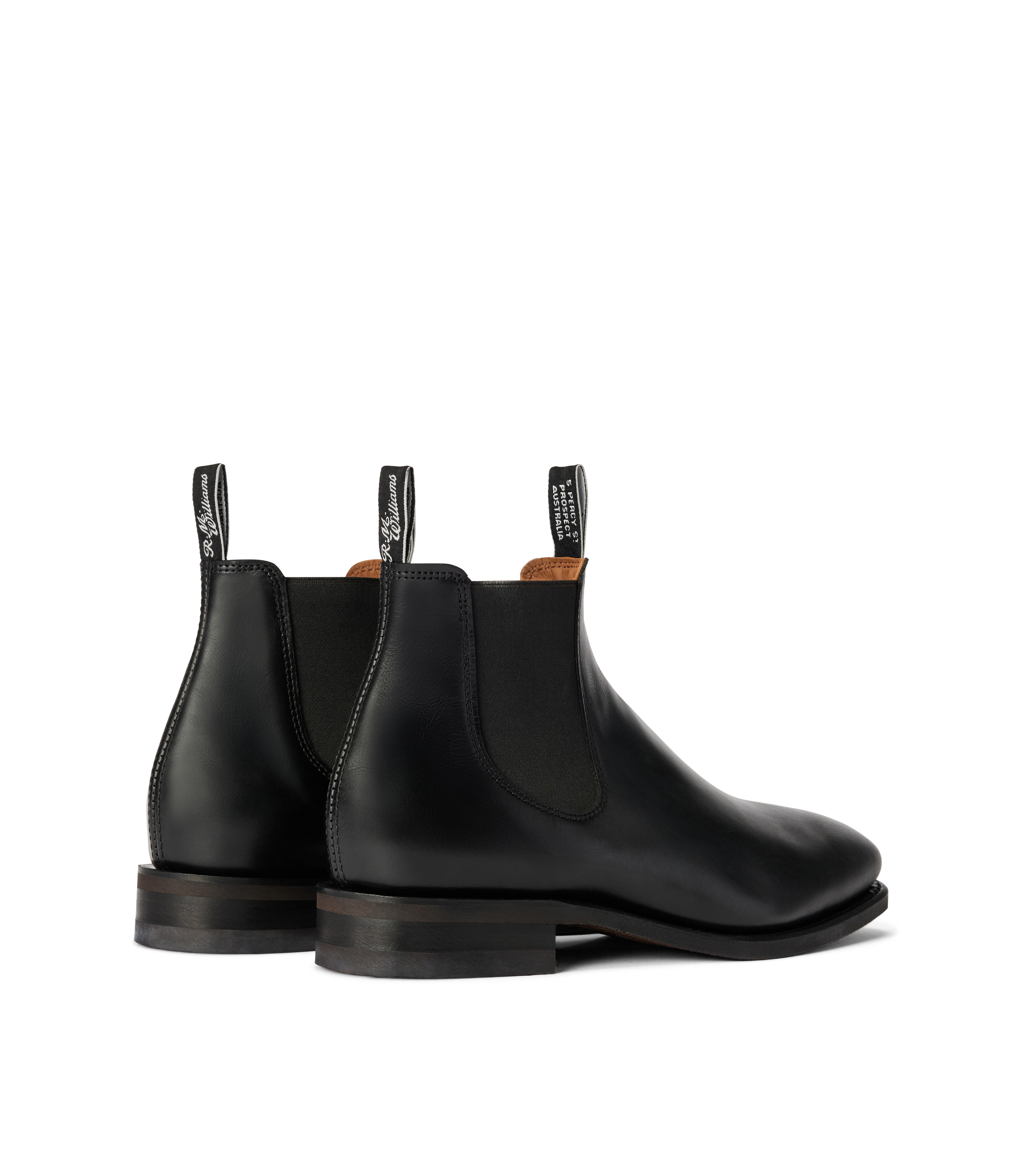 Craftsman boot ebony pull-up leather