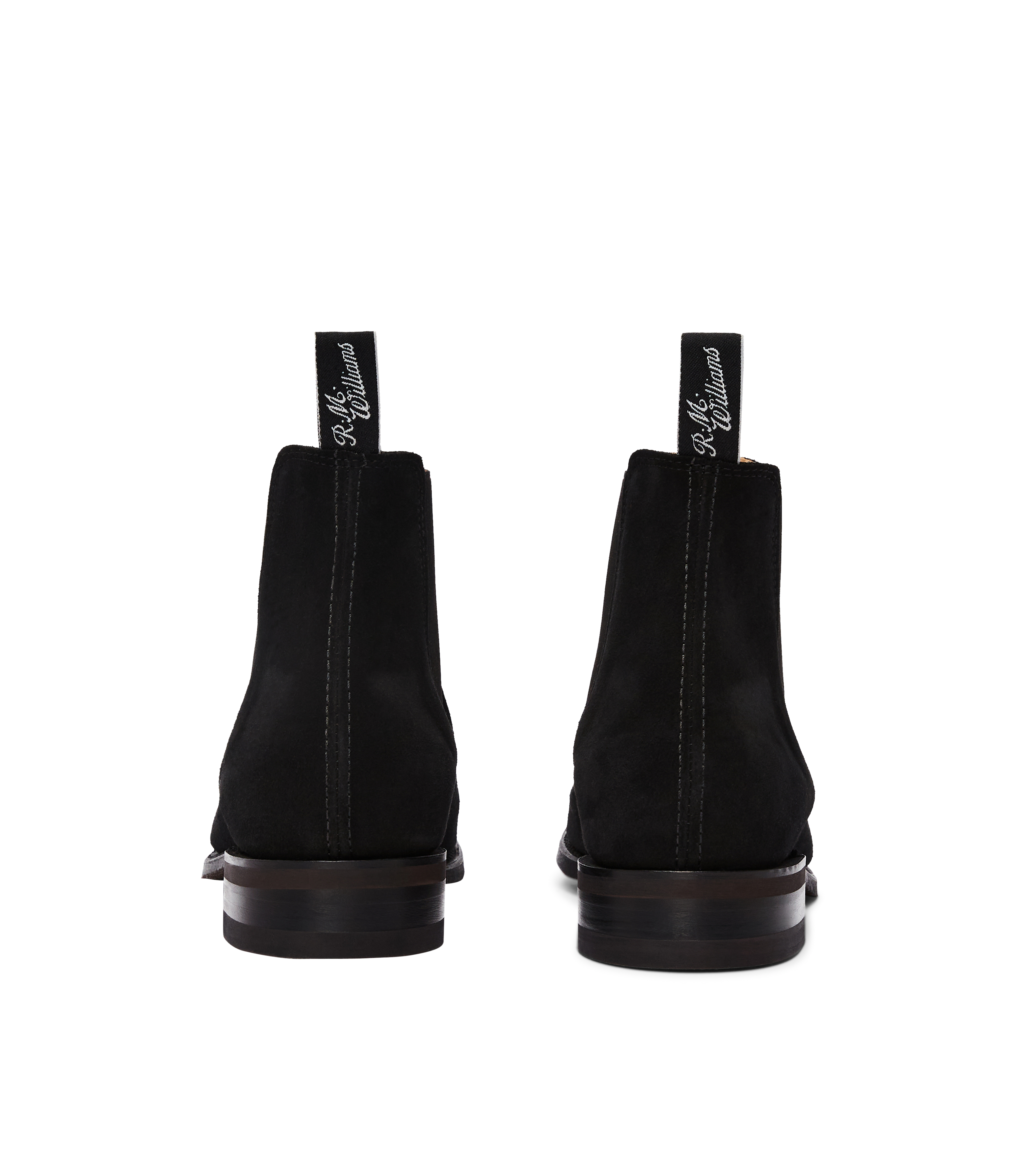 Craftsman boot black suede leather