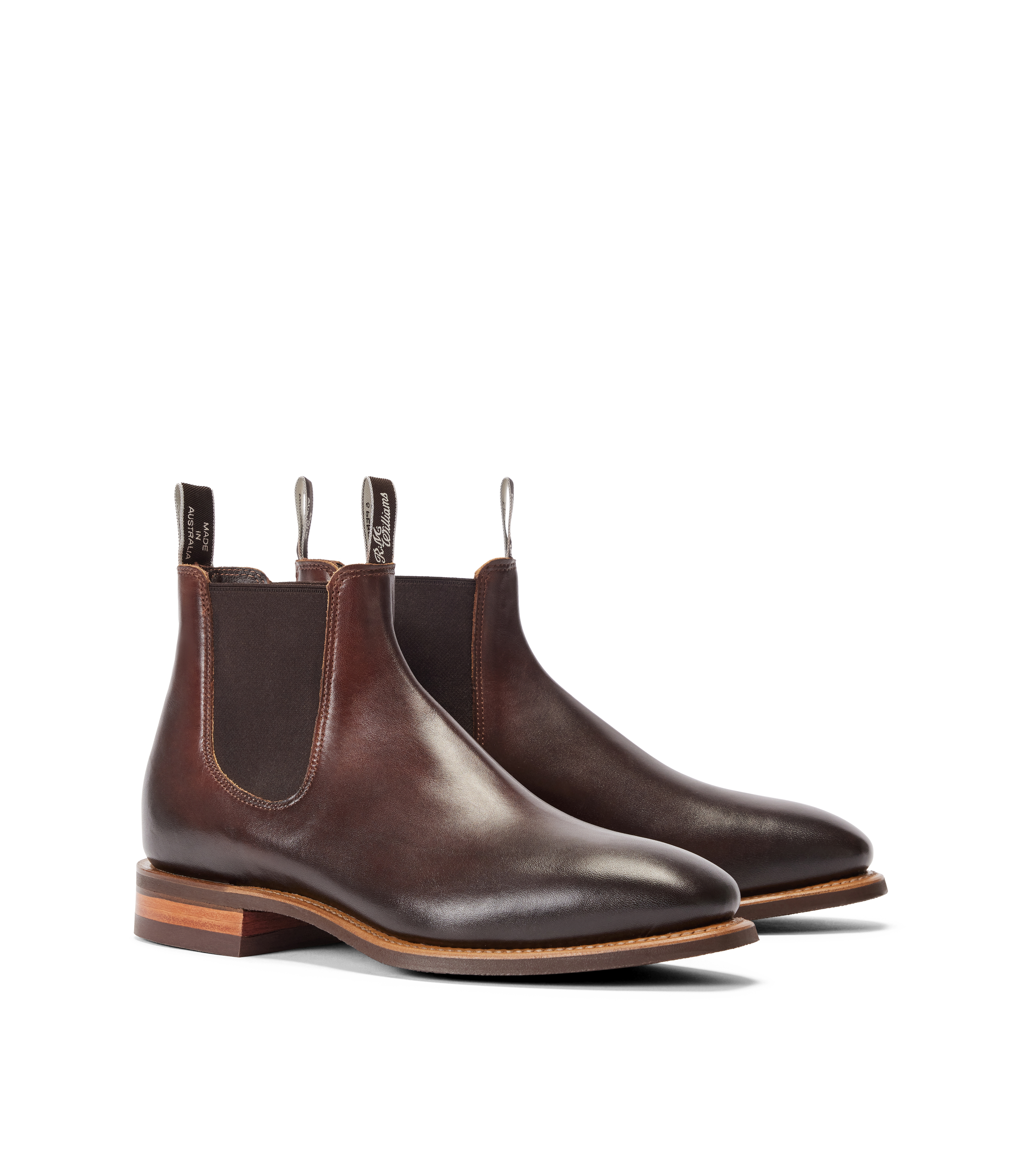 Craftsman boot bordeaux burnished leather