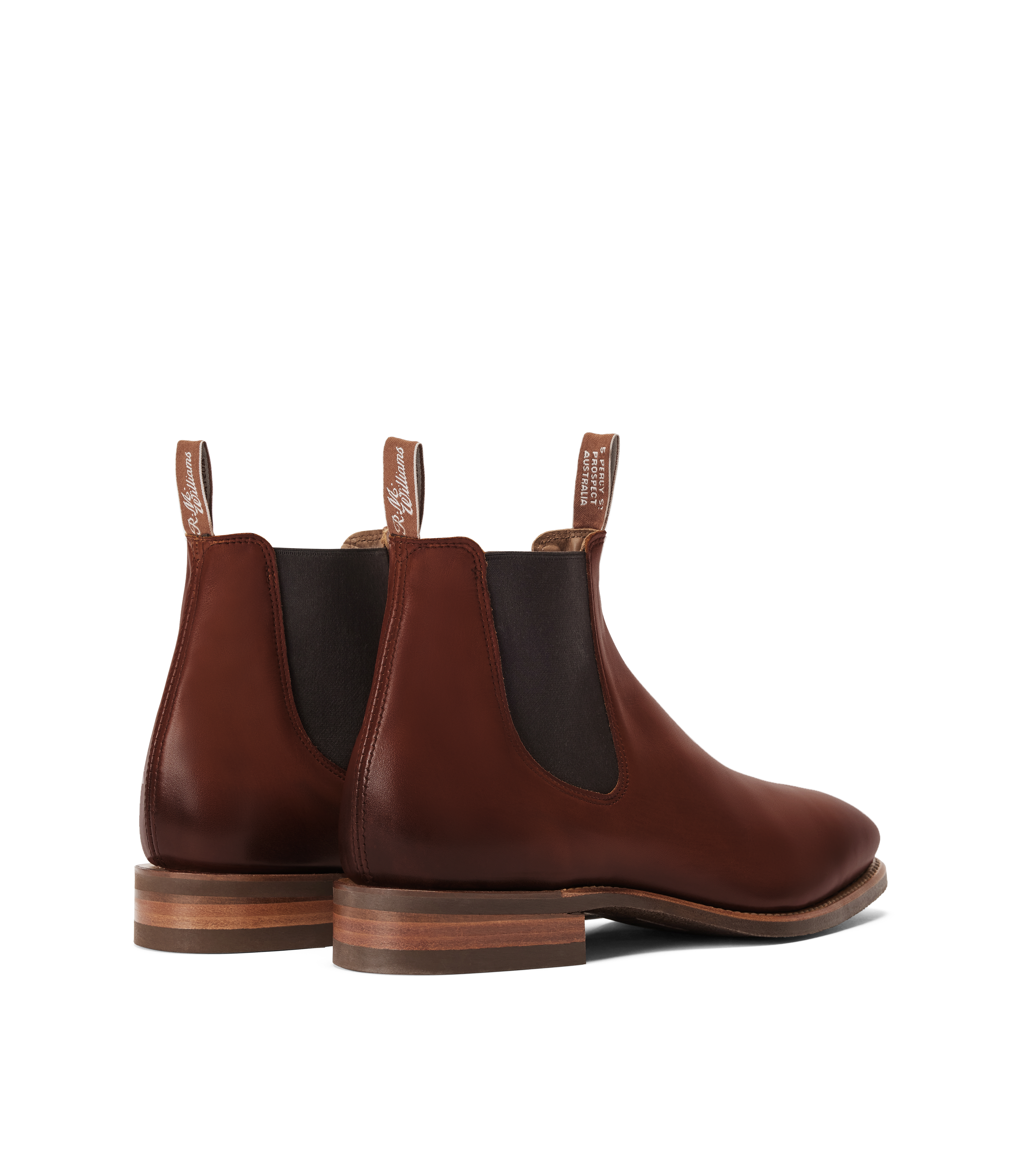 Craftsman boot dark tan burnished leather