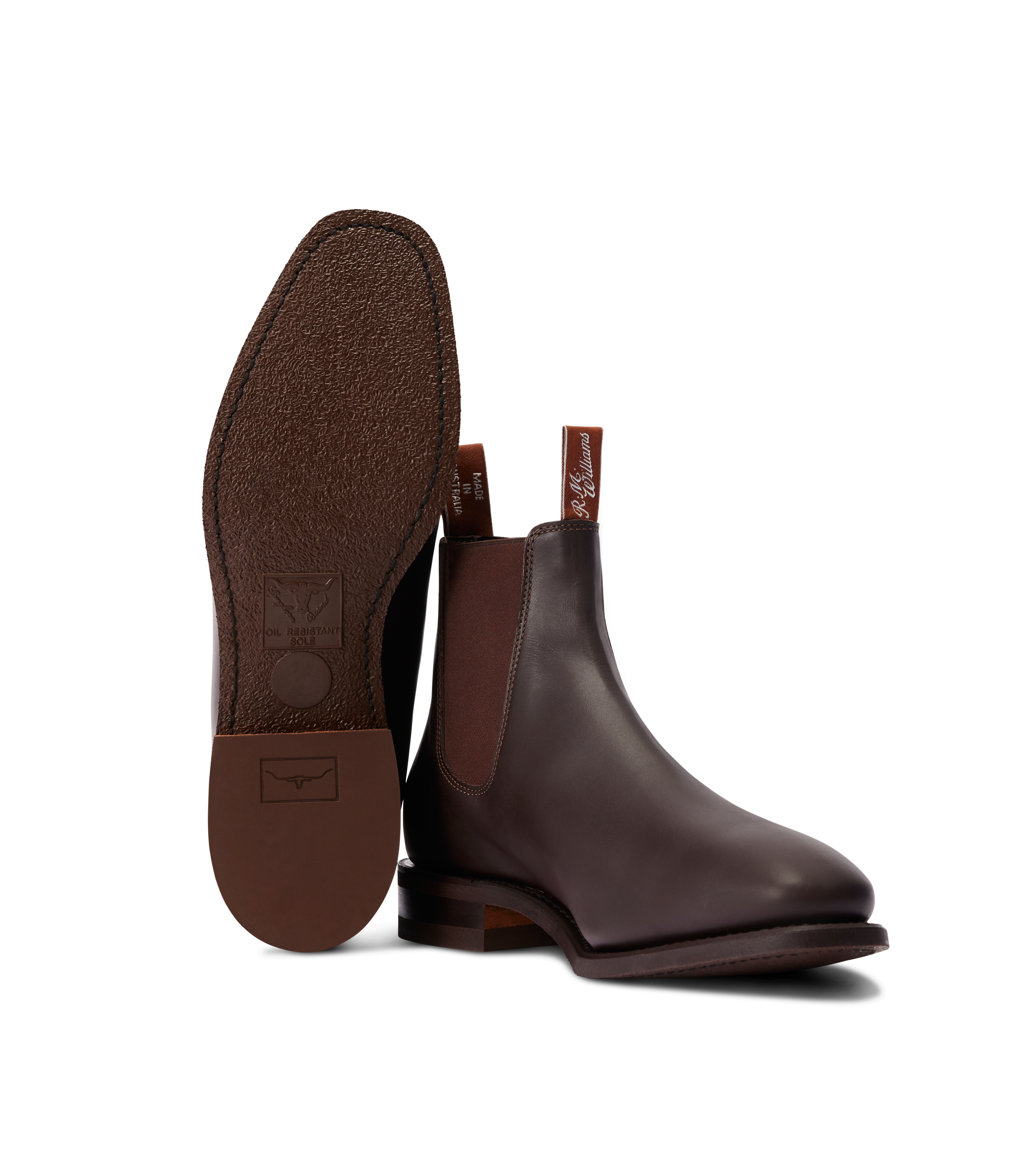 Craftsman boot chestnut yearling leather