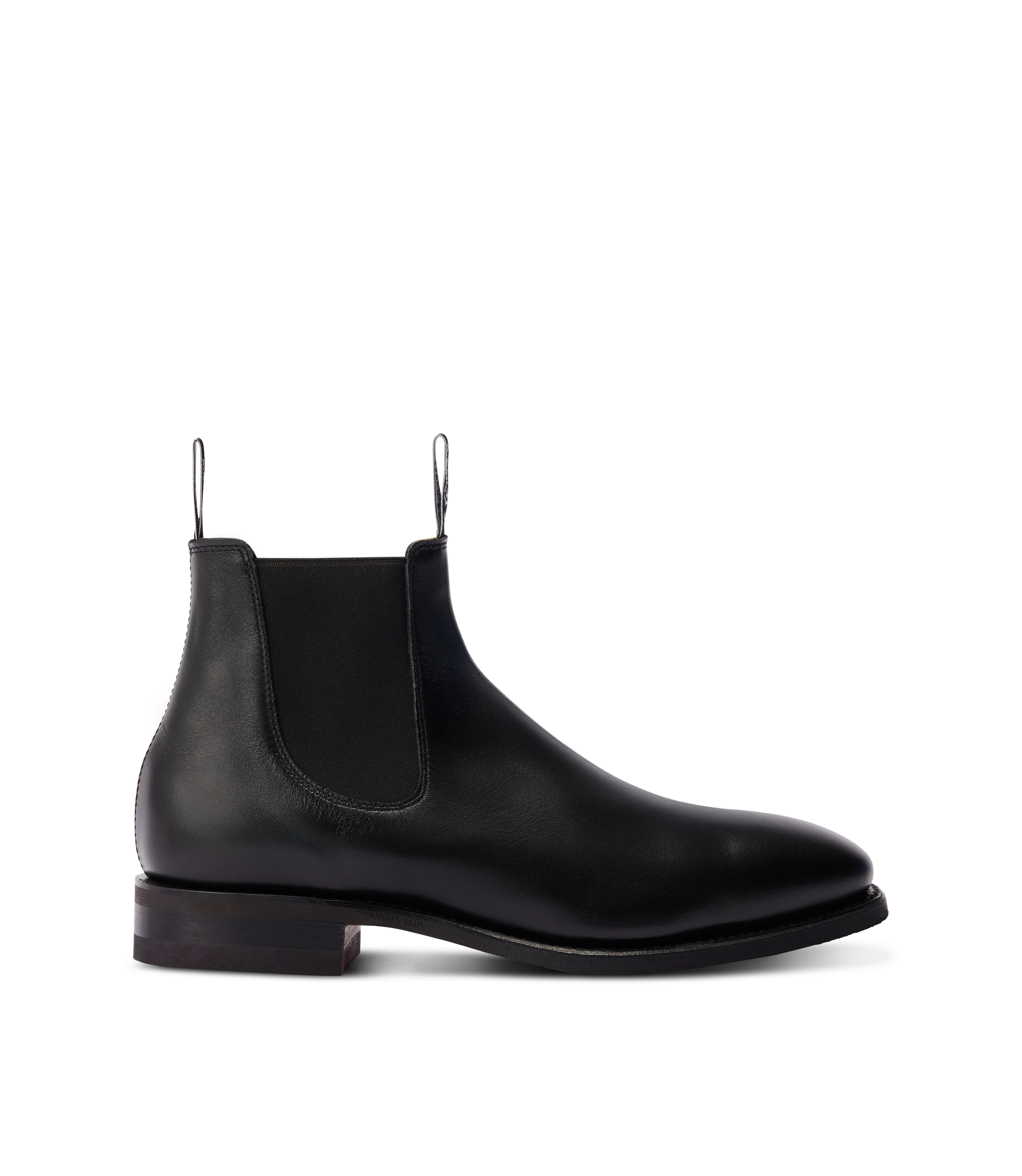 Craftsman boot black yearling leather