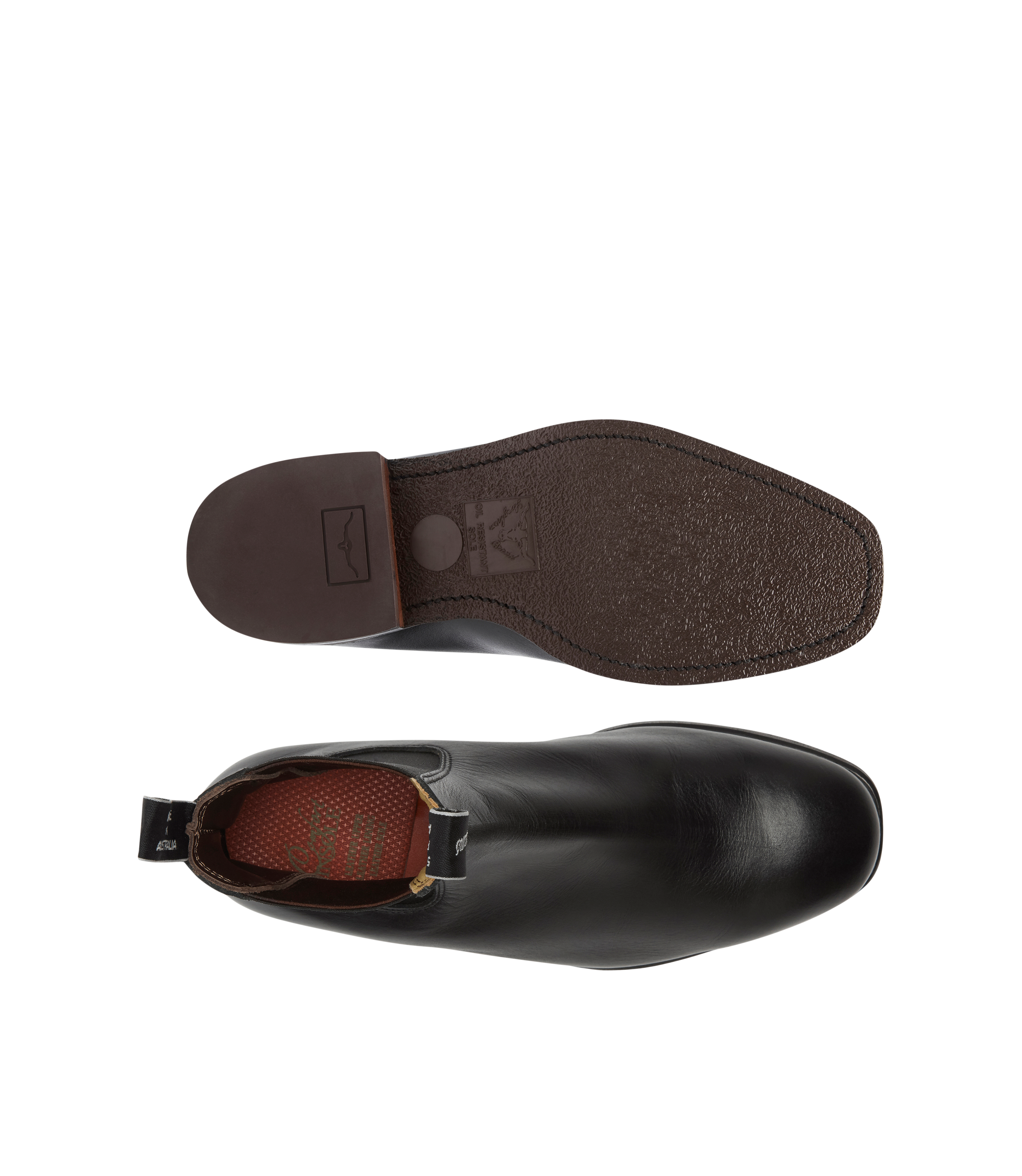 Tambo boot black yearling leather