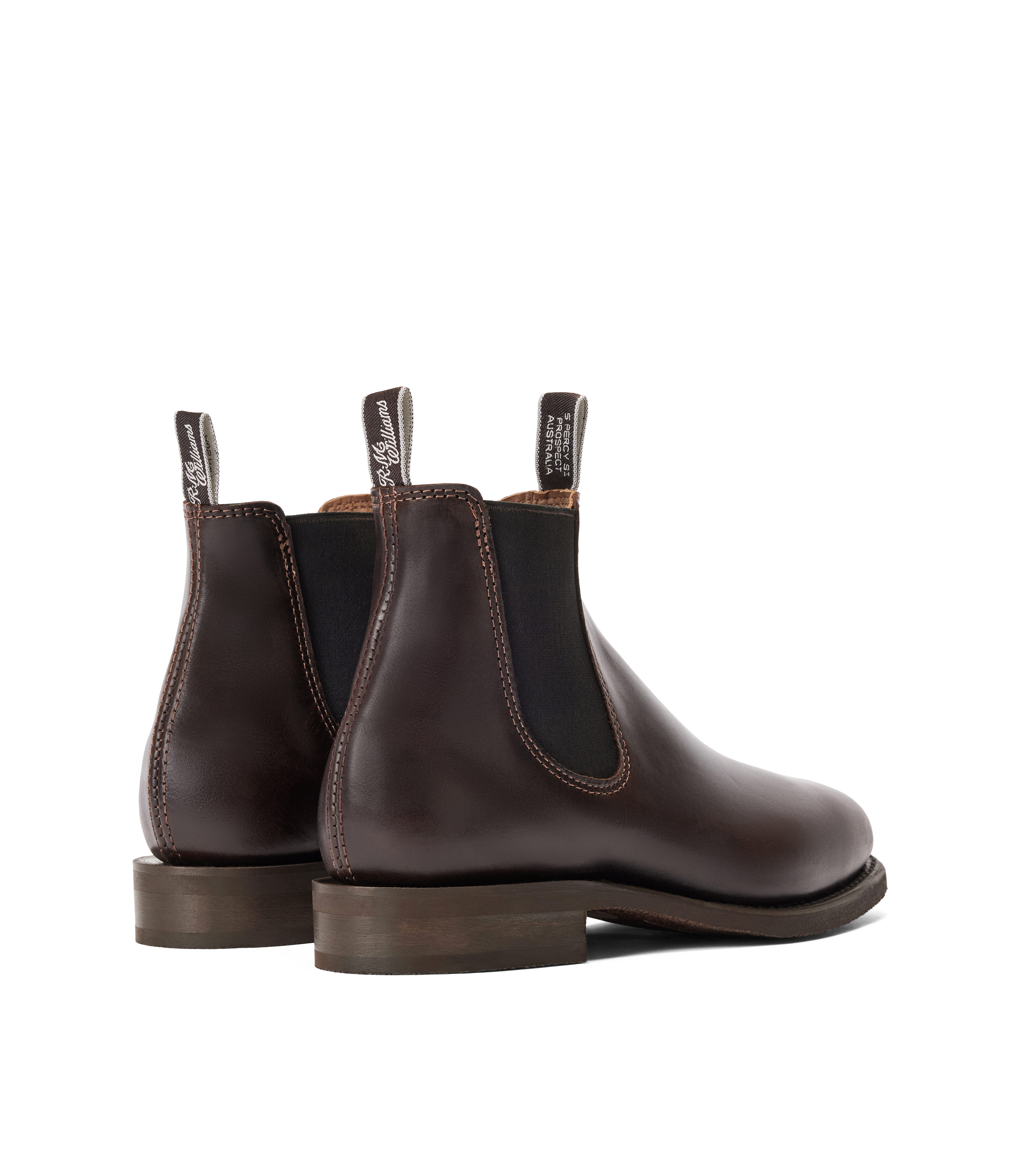 Moriarty boot chocolate pull-up leather