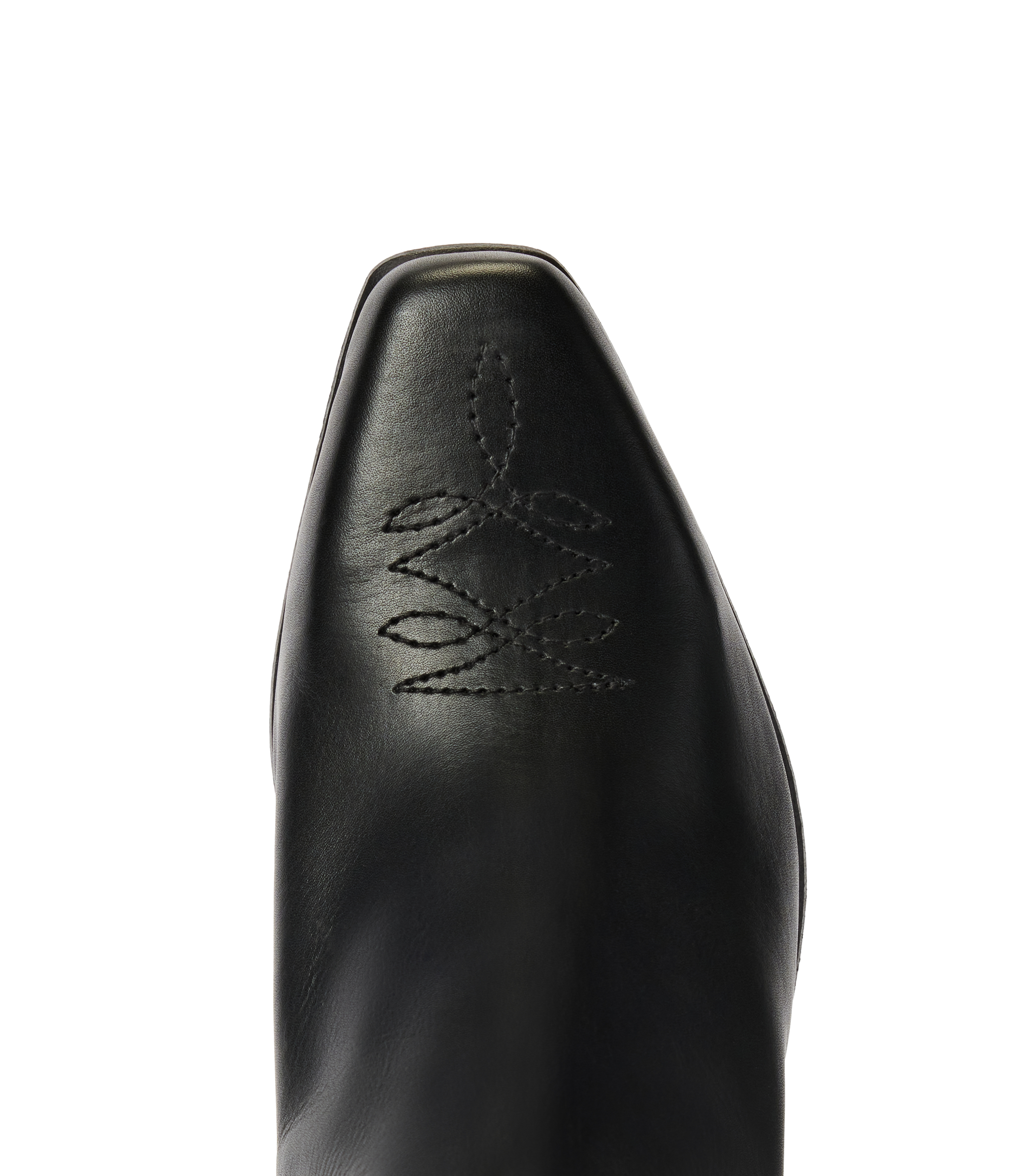 Santa Fe boot black aniline leather