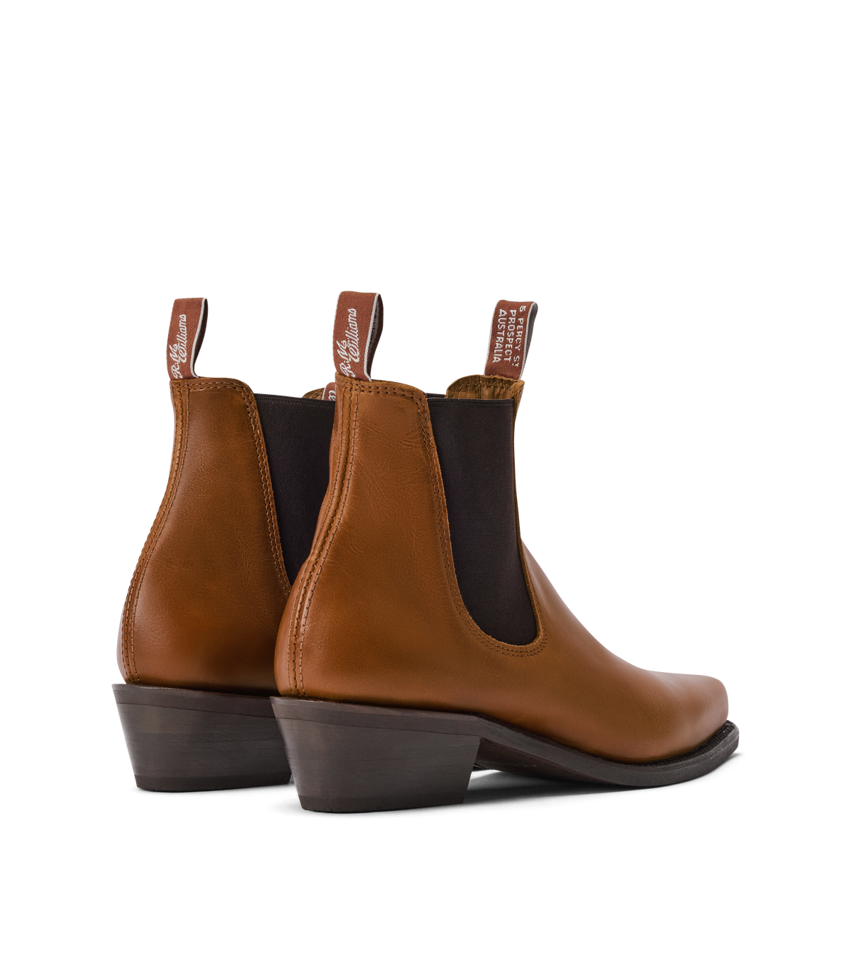 Millicent boot tan pull-up leather
