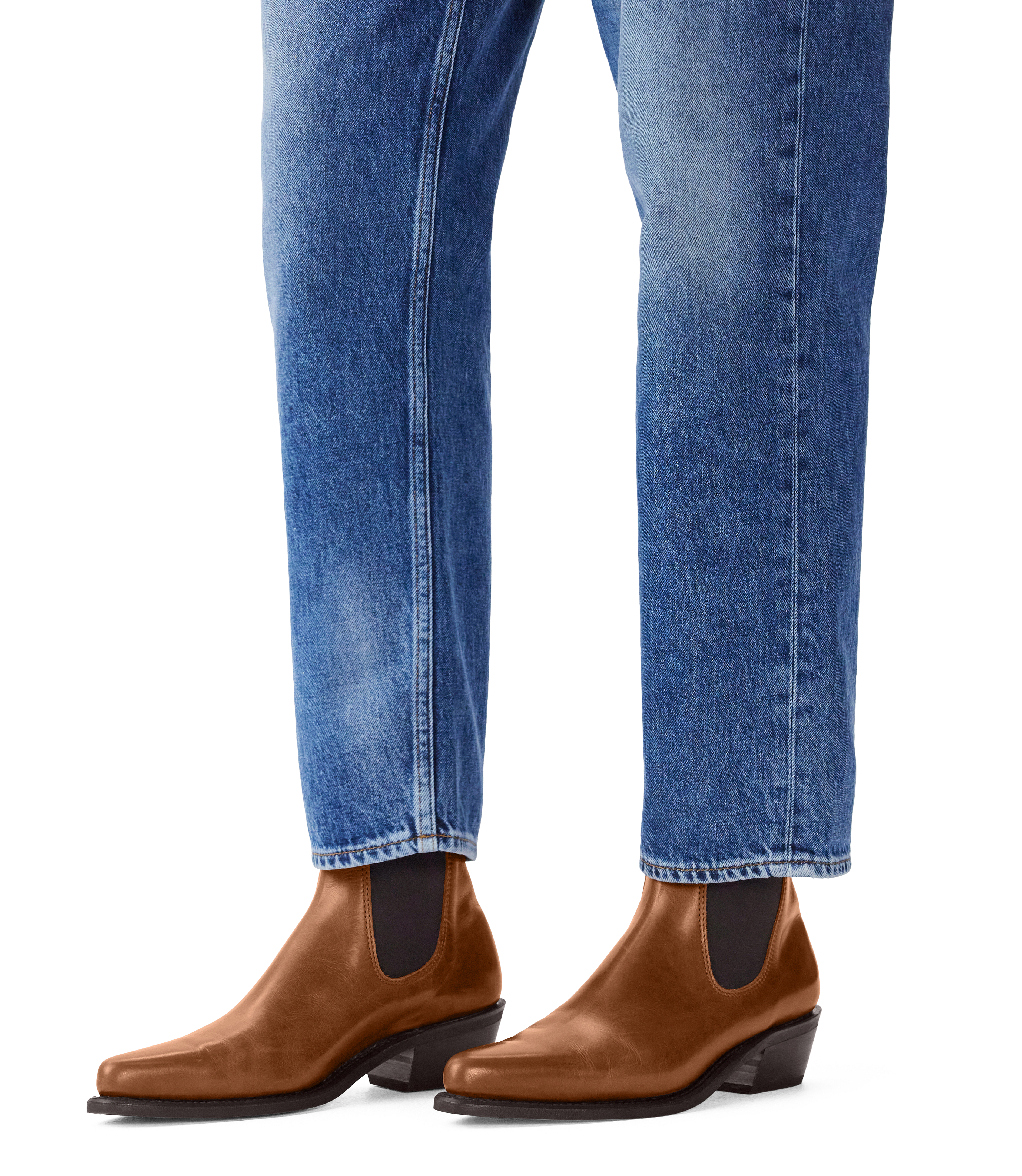 Millicent boot tan pull-up leather