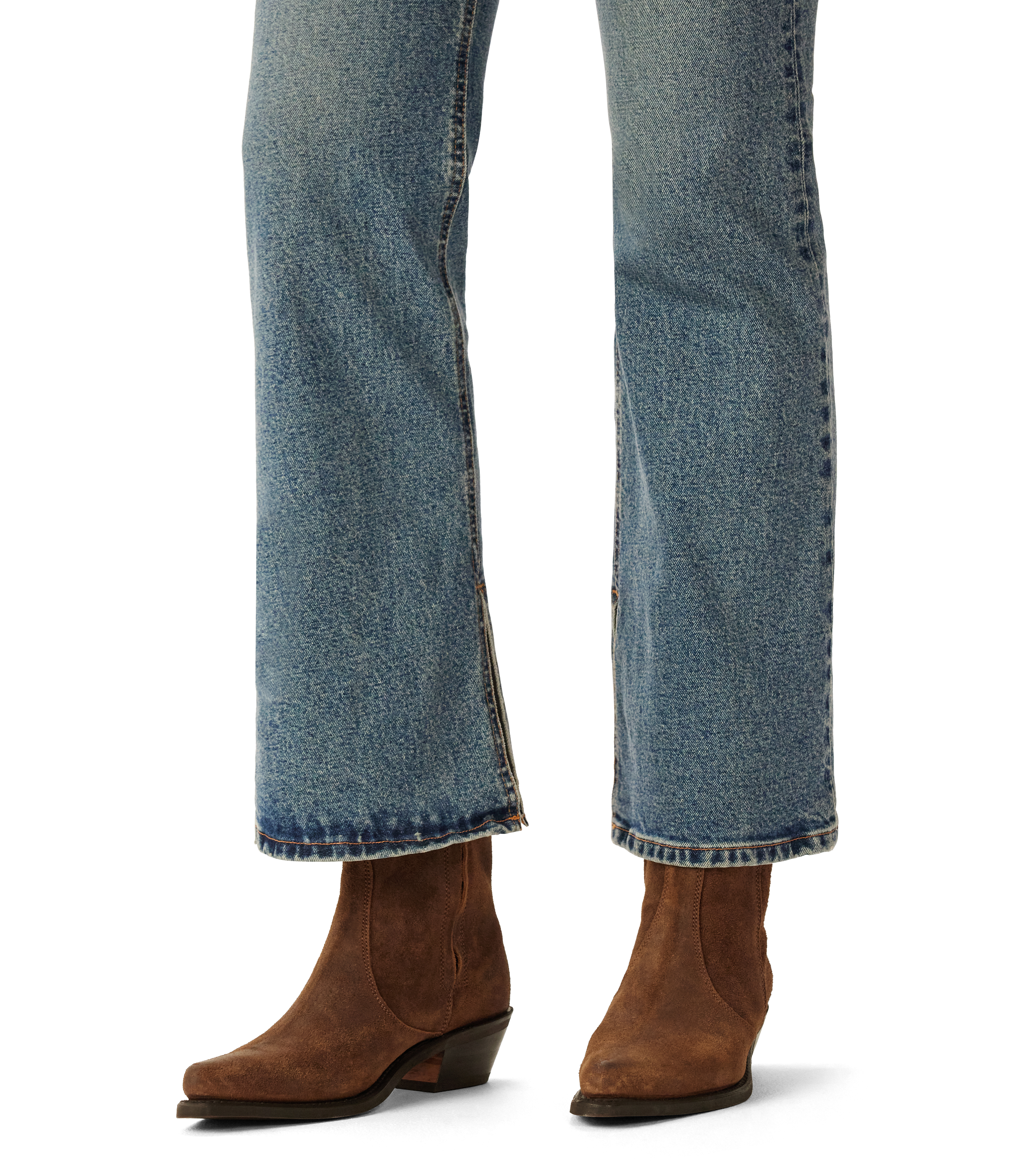 Etta boot ginger waxed suede leather