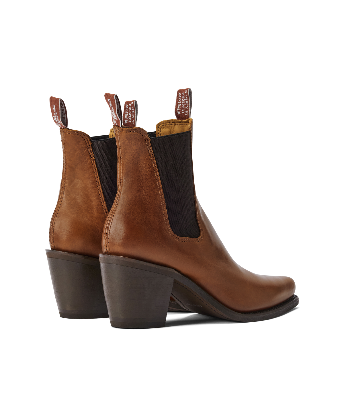 Maya boot tan pull-up leather