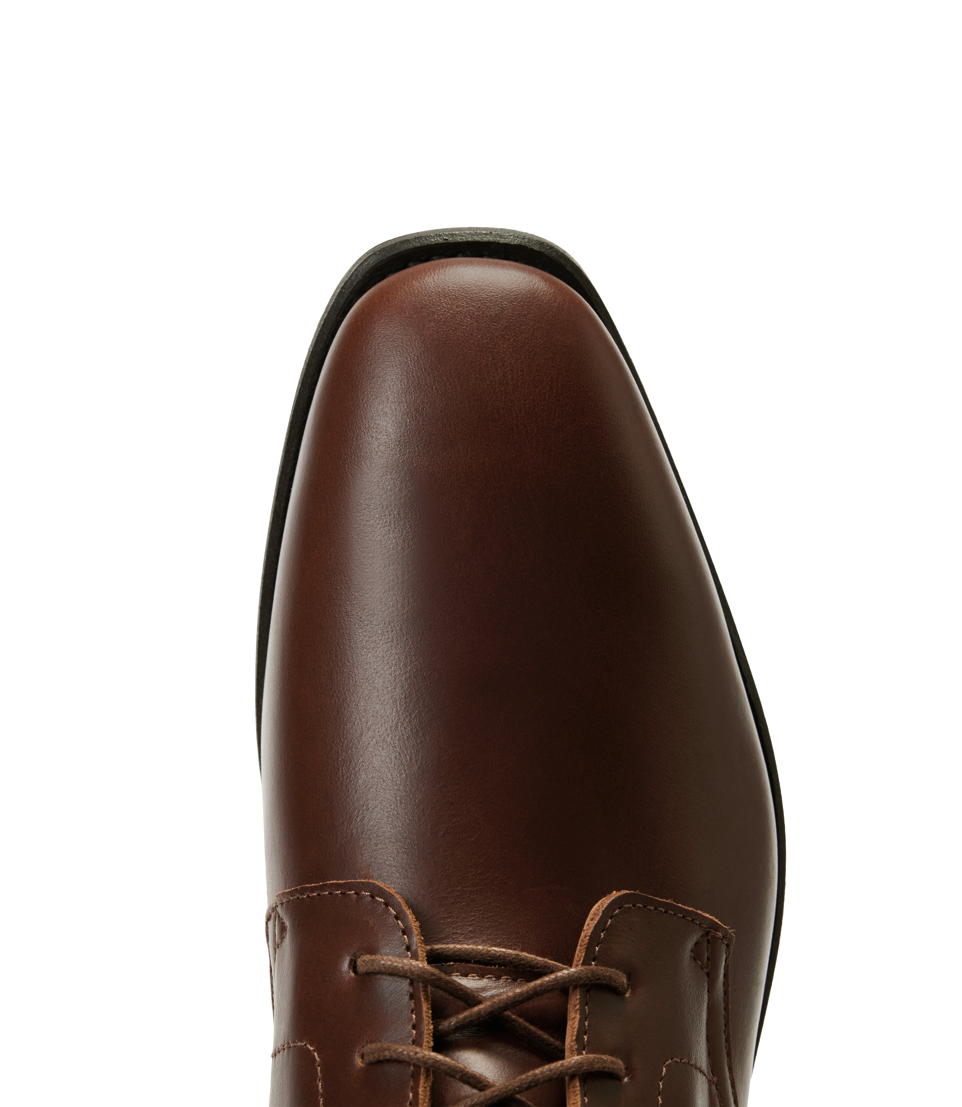 Craftsman Lace boot cafe pull-up leather