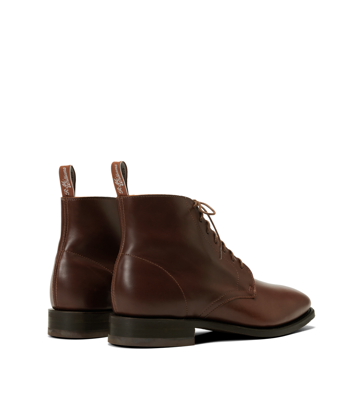 Craftsman Lace boot cafe pull-up leather