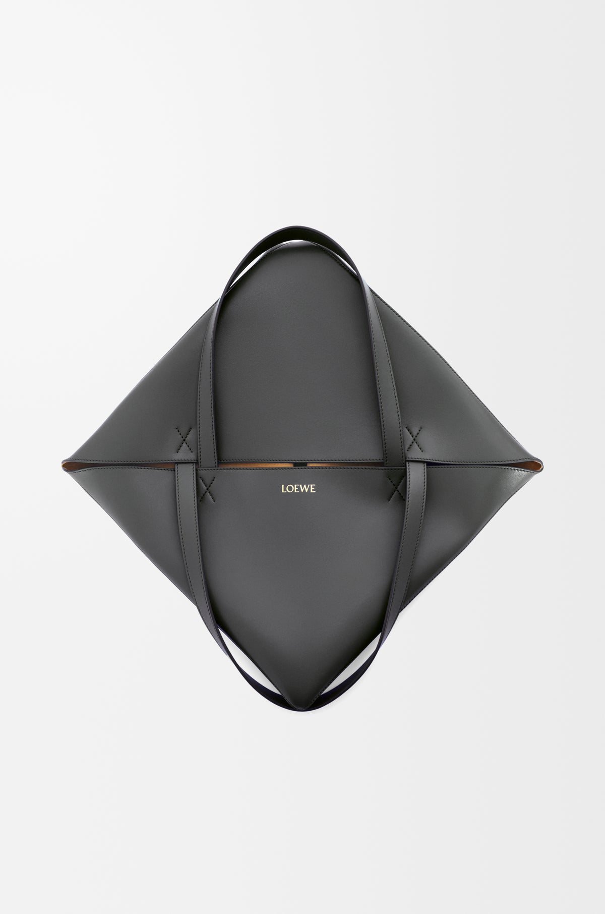 Loewe XL Puzzle Fold tote in shiny calfskin