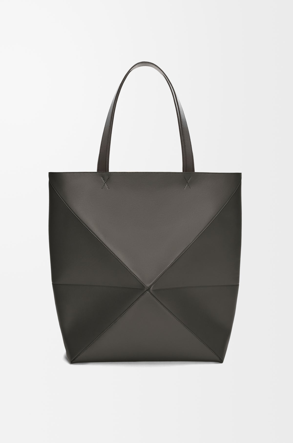 Loewe XL Puzzle Fold tote in shiny calfskin