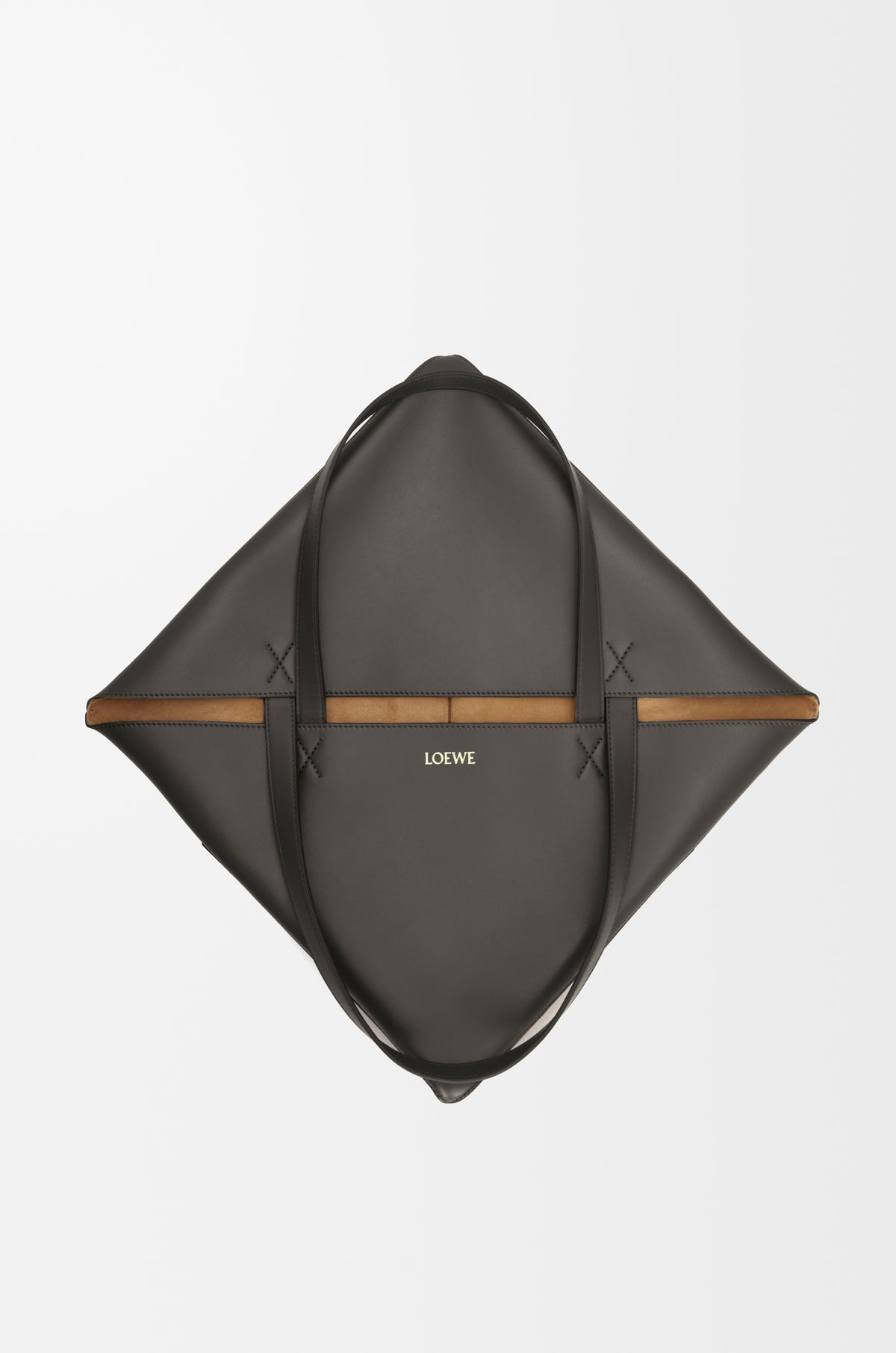 Loewe XL Puzzle Fold tote in shiny calfskin