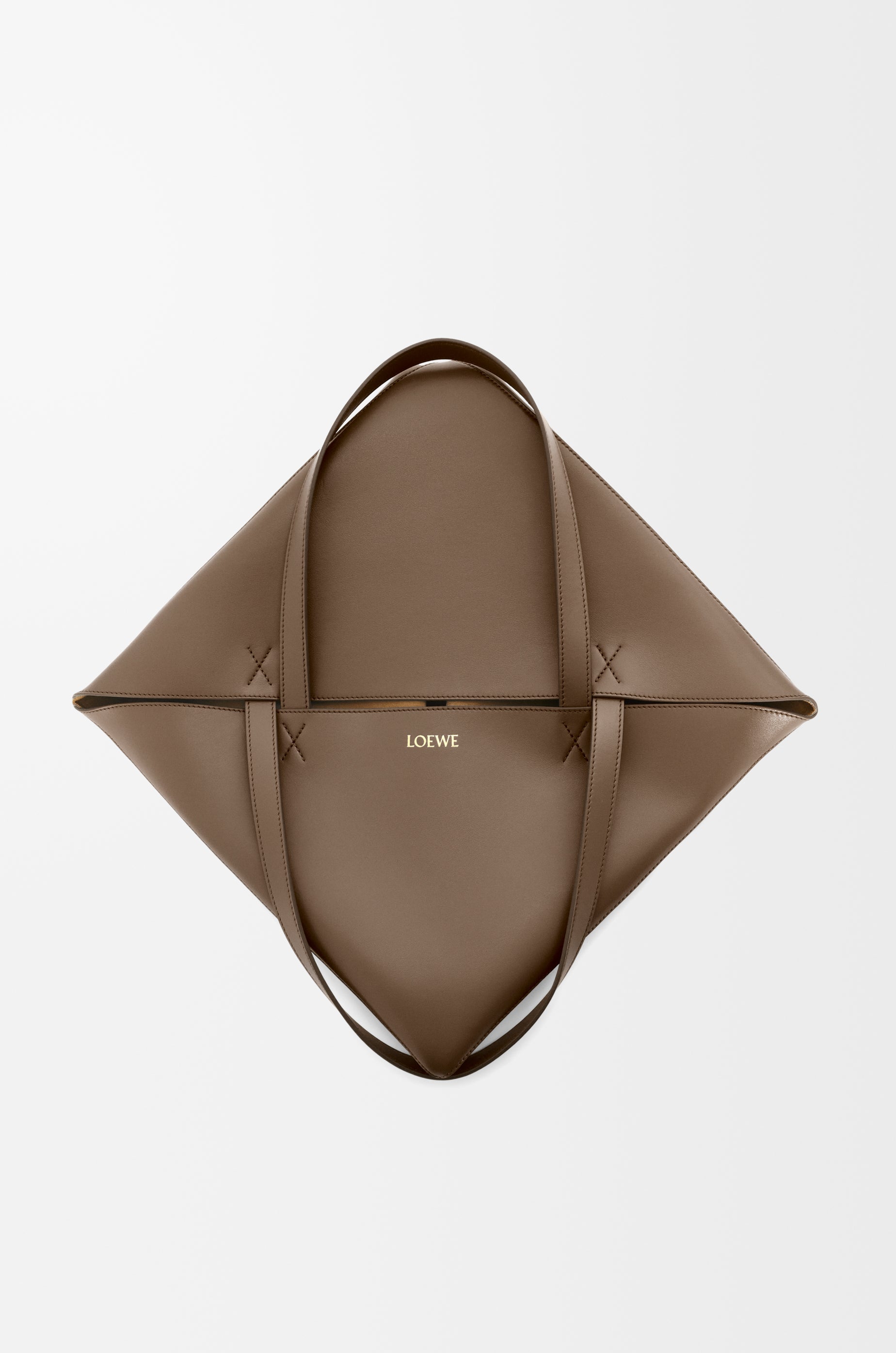 Loewe XL Puzzle Fold tote in shiny calfskin