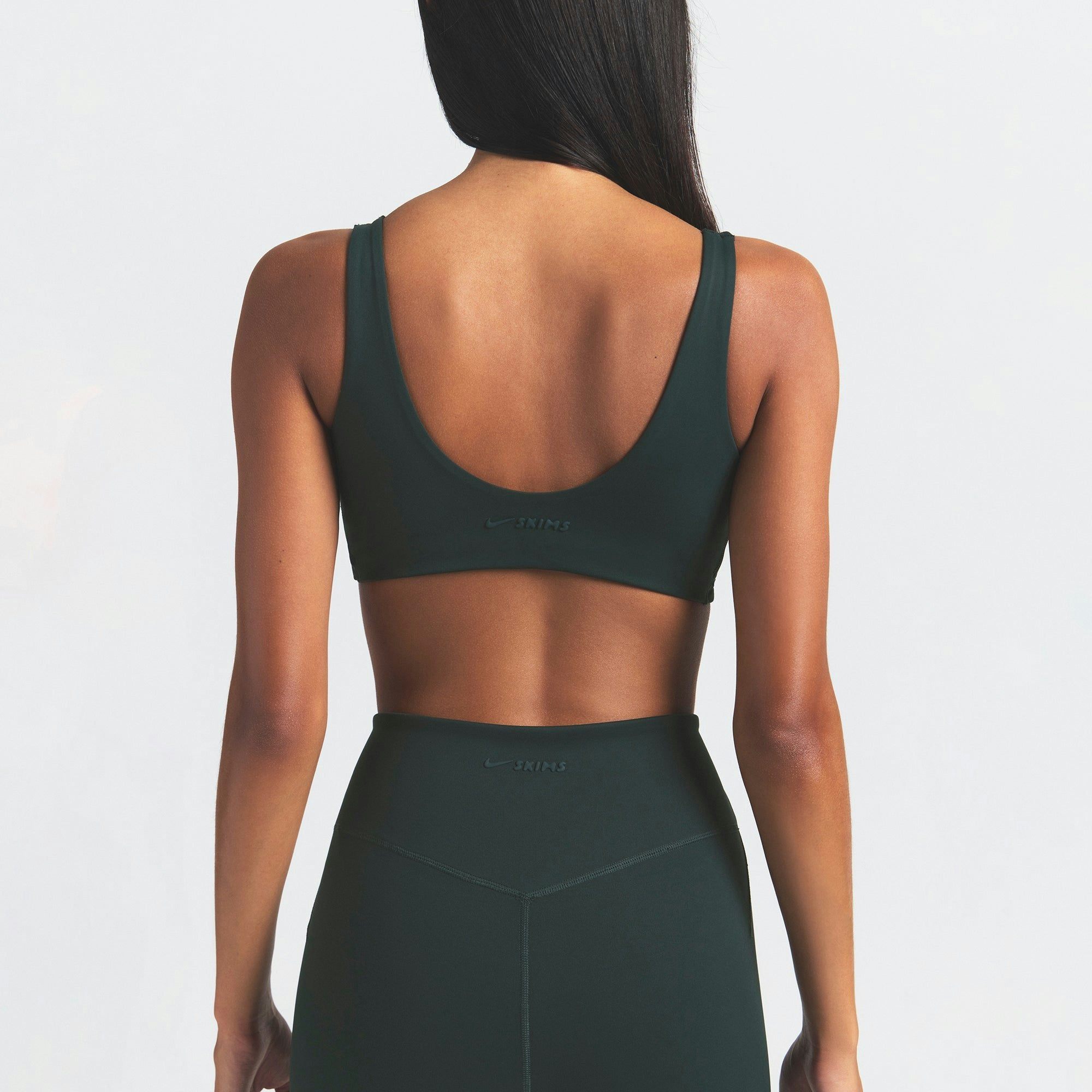 Skims Nikeskims Matte Twist-Front Bra Dark Teal