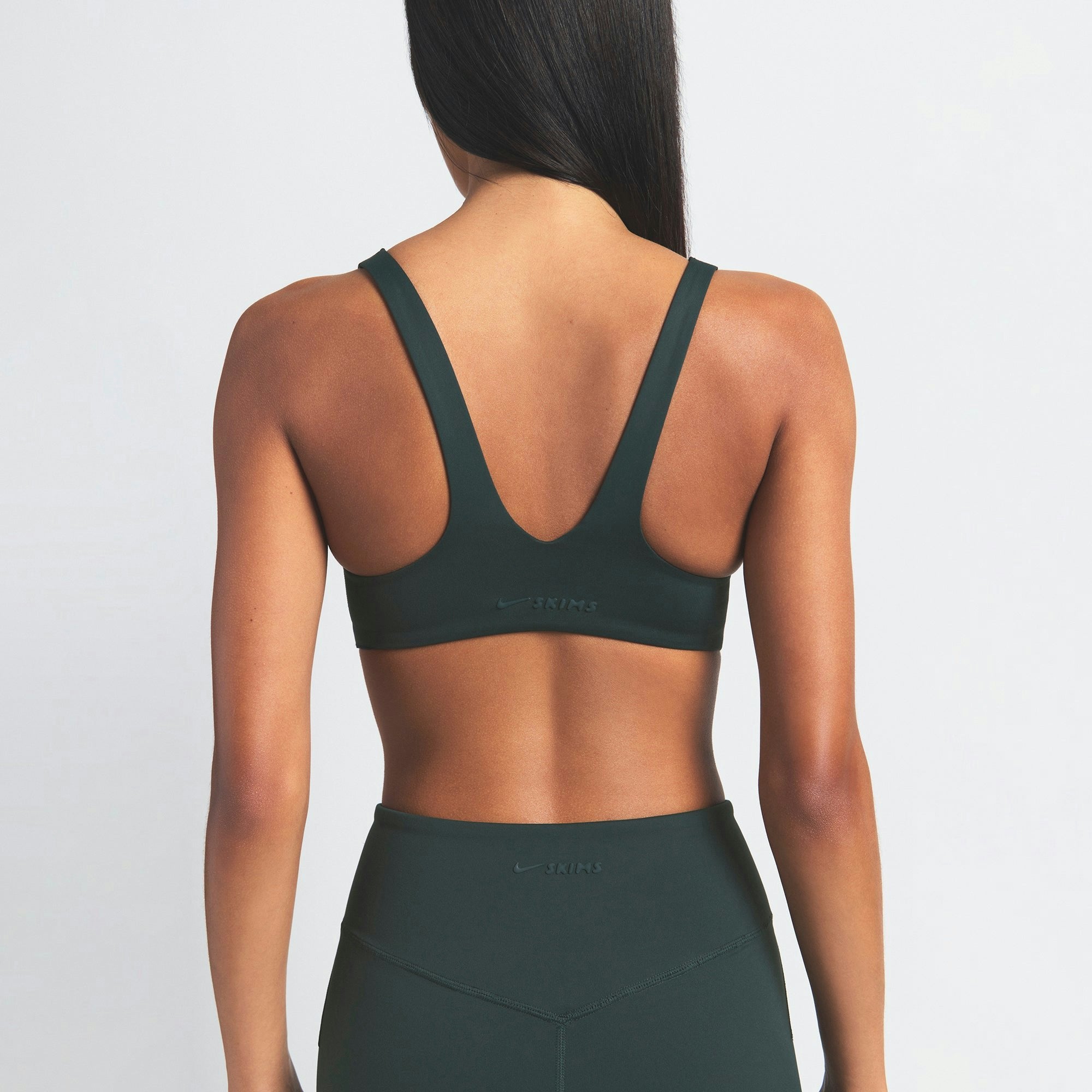 Skims Nikeskims Matte Shaping Scoop Bra Dark Teal
