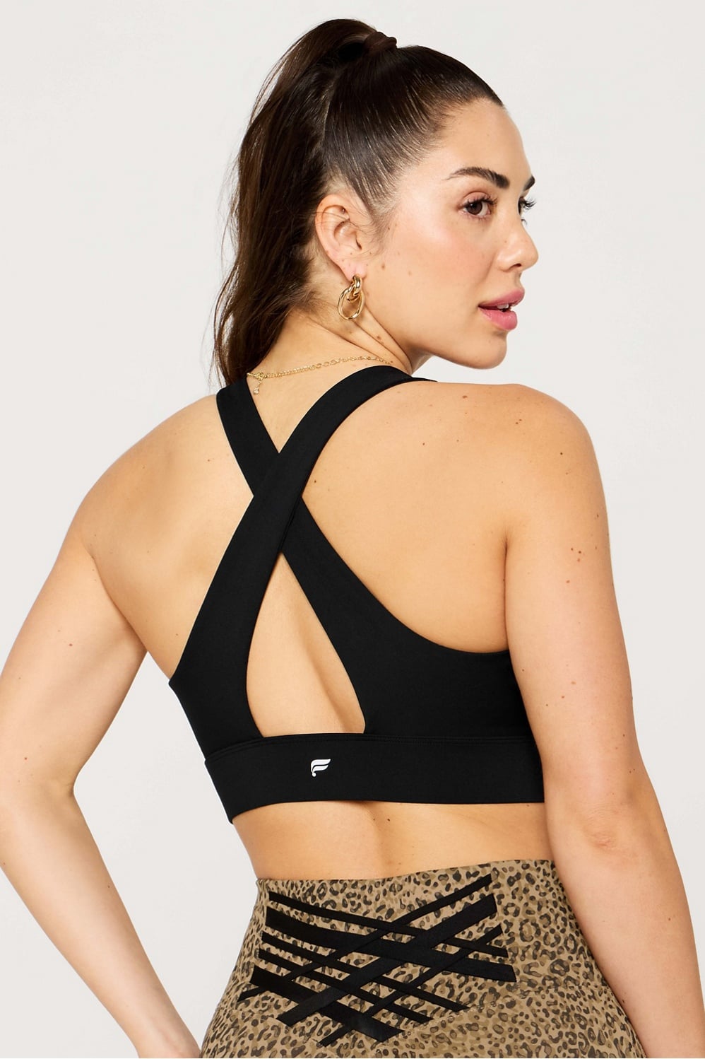 Fabletics Oasis Twist Medium Impact Sports Bra