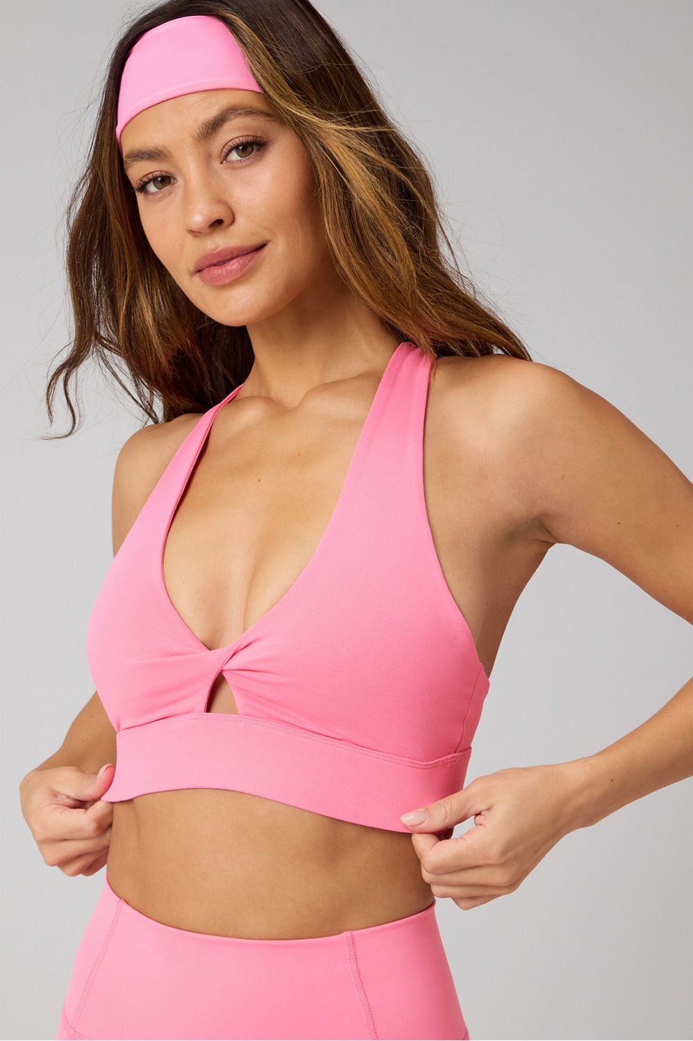 Fabletics Oasis Twist Medium Impact Sports Bra