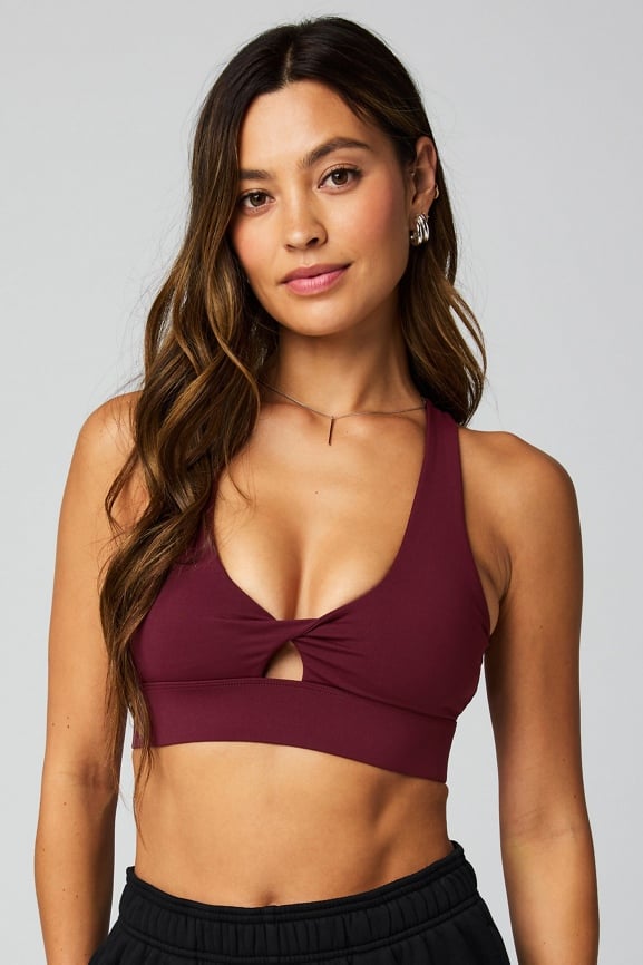 Fabletics Oasis Twist Medium Impact Sports Bra