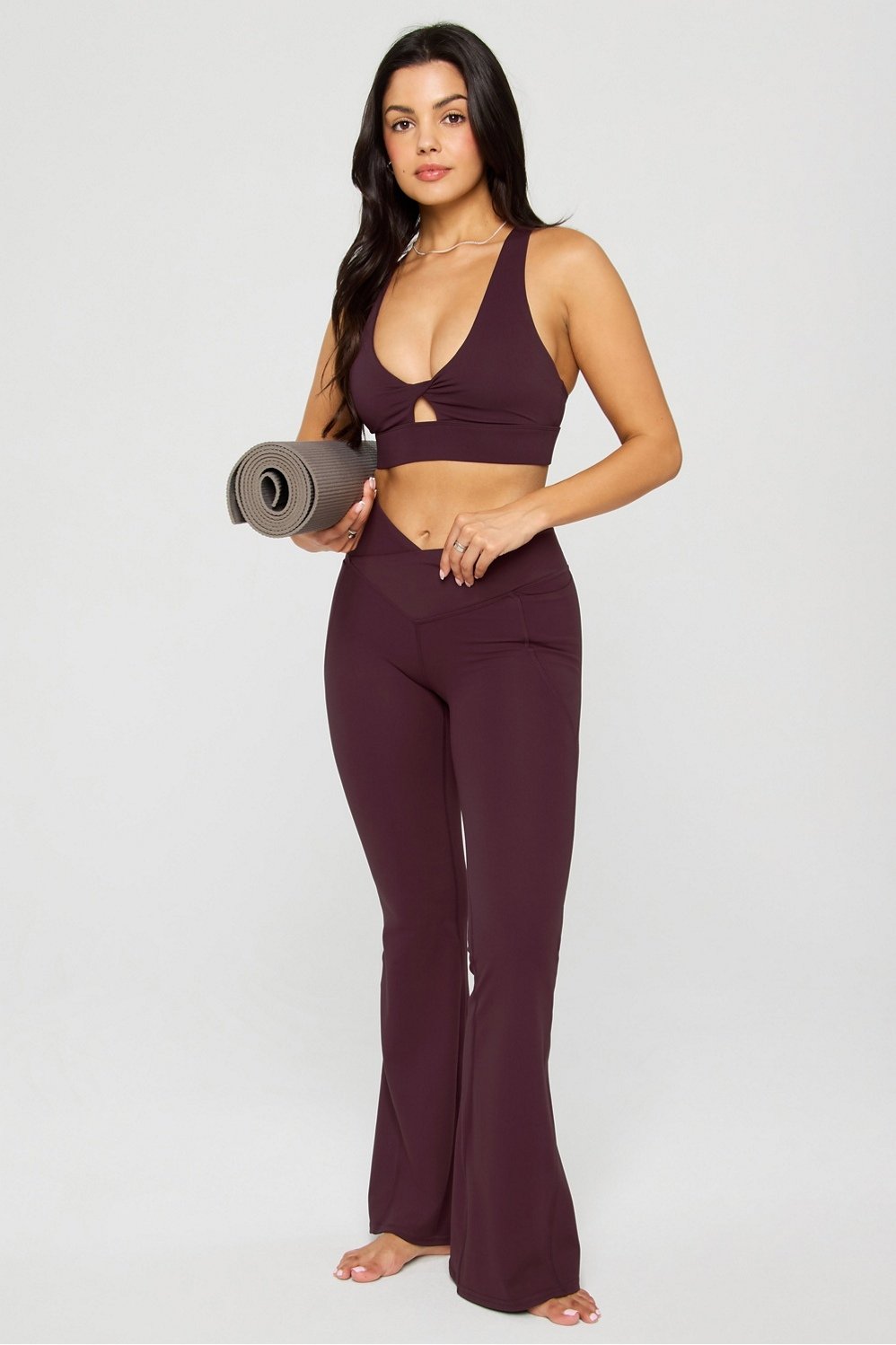 Fabletics Oasis Twist Medium Impact Sports Bra
