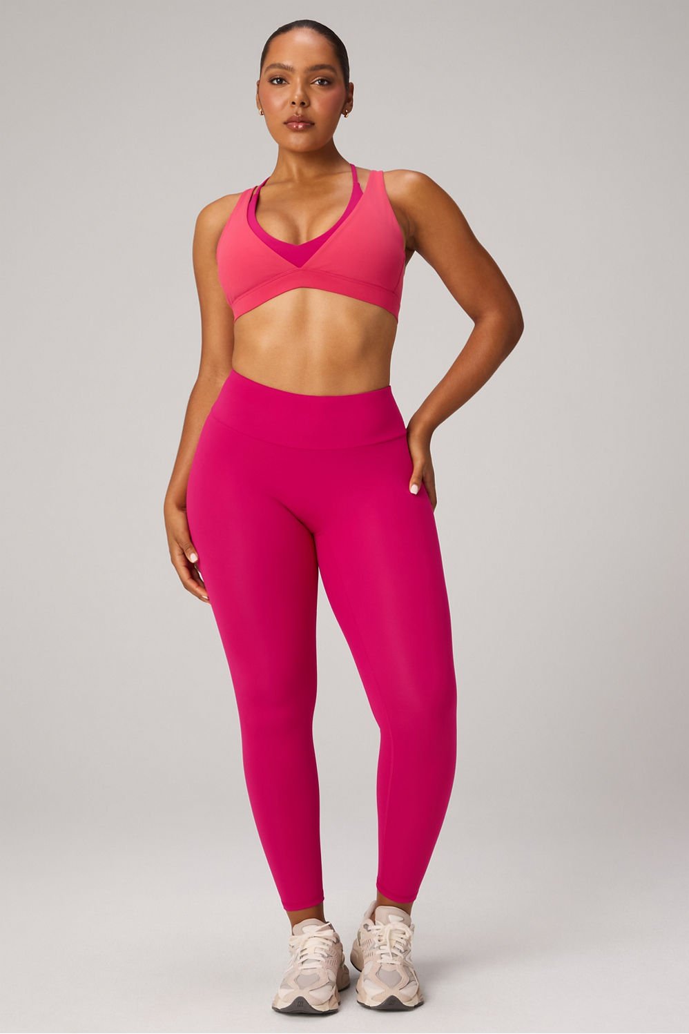 Fabletics PureLuxe Double Layer Push-Up Low Impact Bra