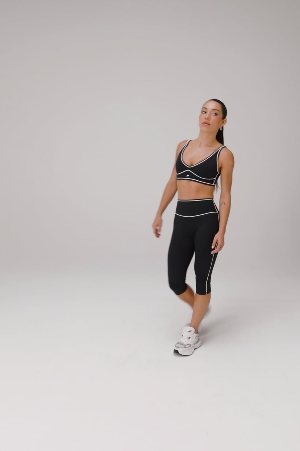 Fabletics PureLuxe Longline Low Impact Bra