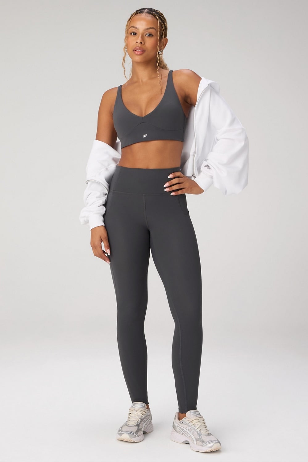 Fabletics PureLuxe Longline Low Impact Bra