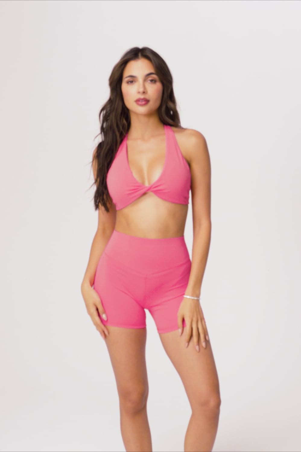 Fabletics PureLuxe Plunge Low Impact Bra