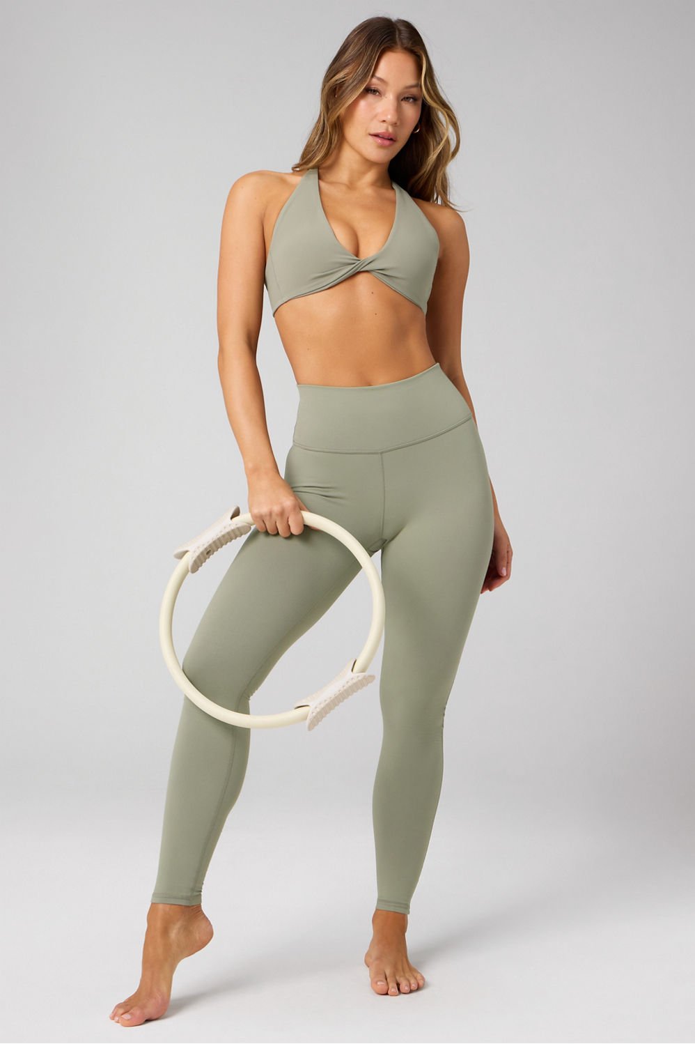 Fabletics PureLuxe Plunge Low Impact Bra