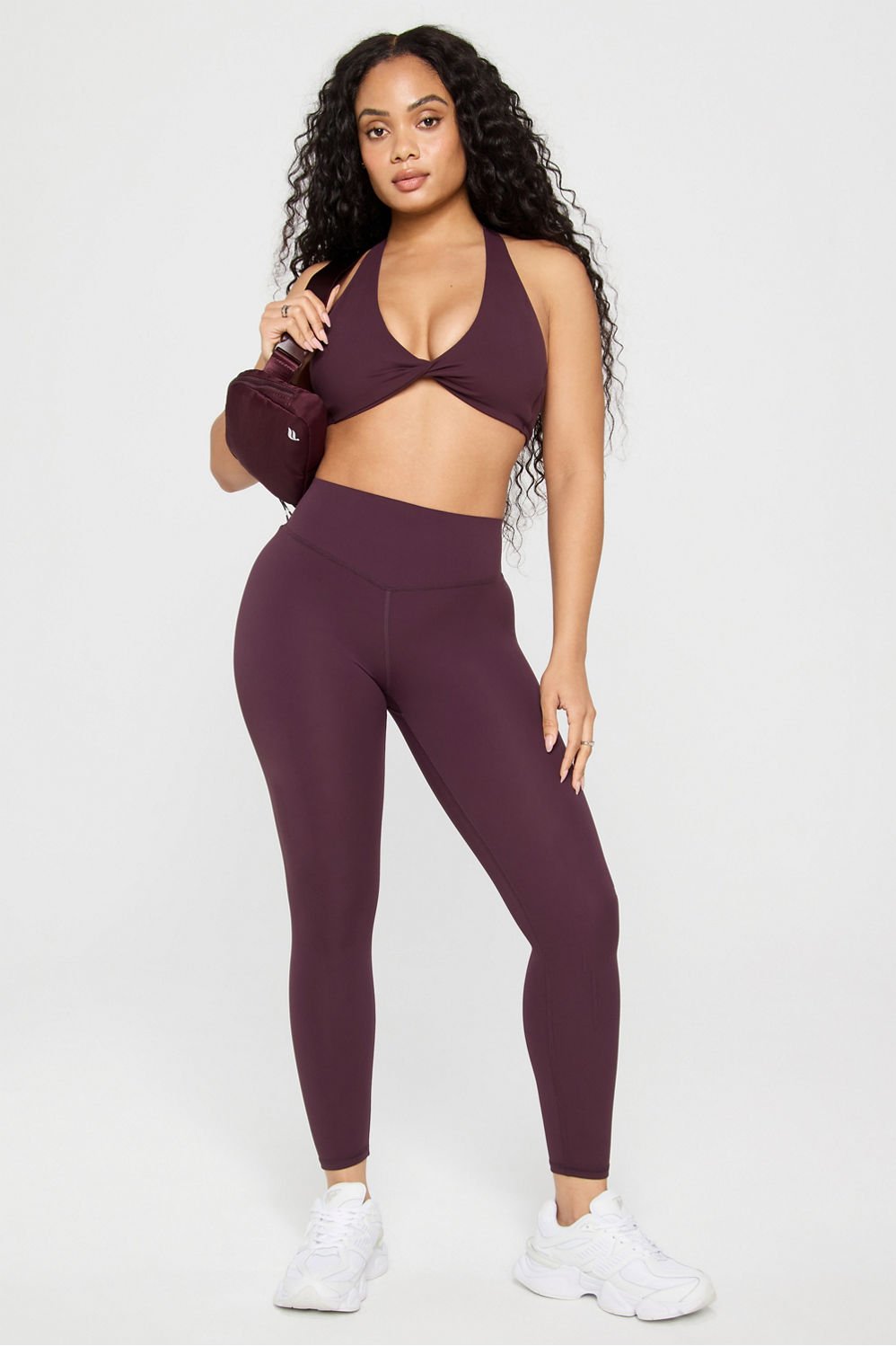 Fabletics PureLuxe Plunge Low Impact Bra