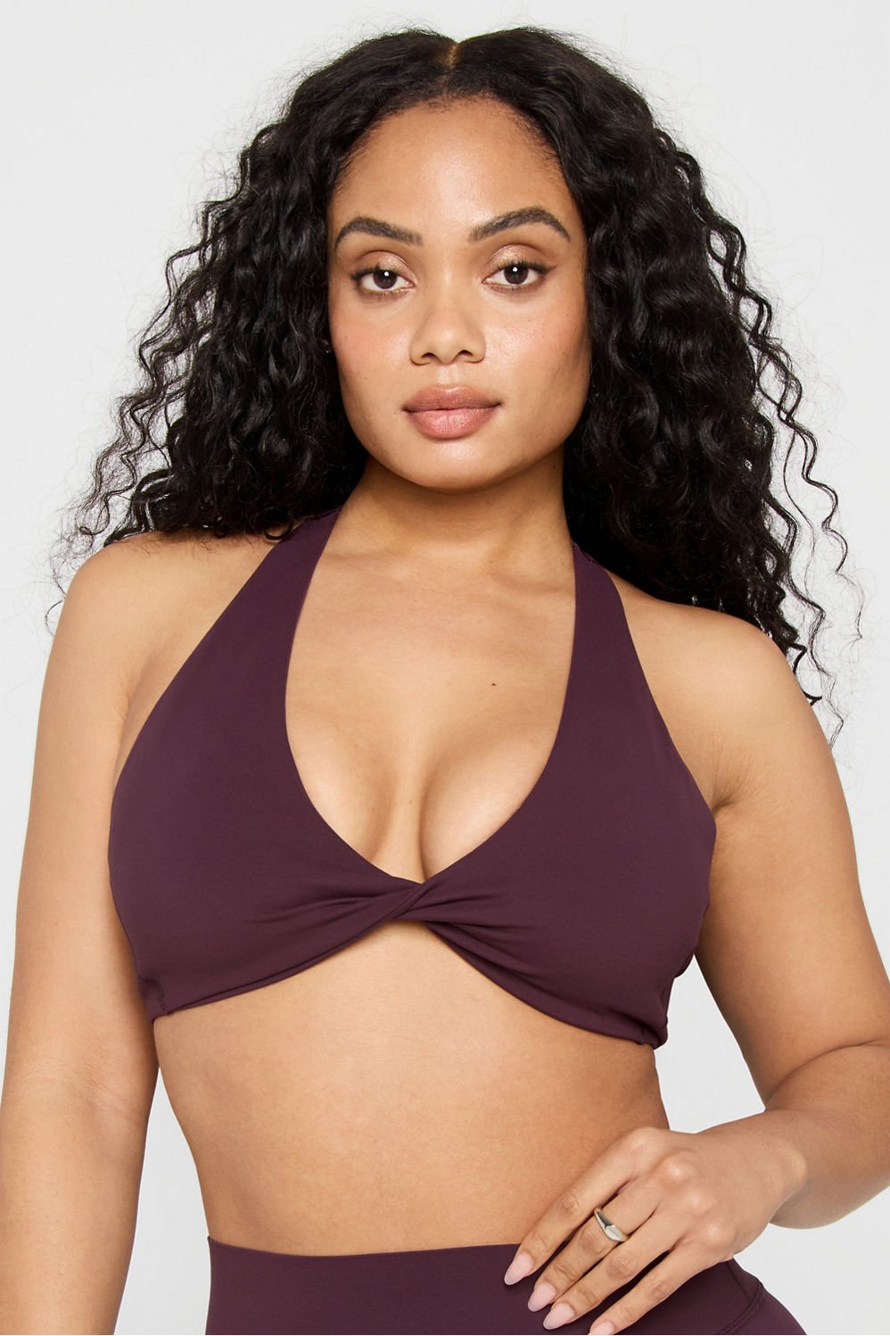 Fabletics PureLuxe Plunge Low Impact Bra