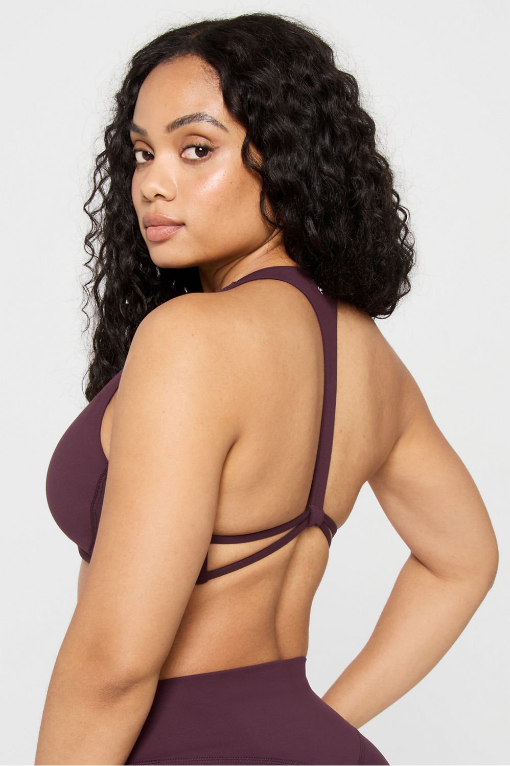 Fabletics PureLuxe Plunge Low Impact Bra