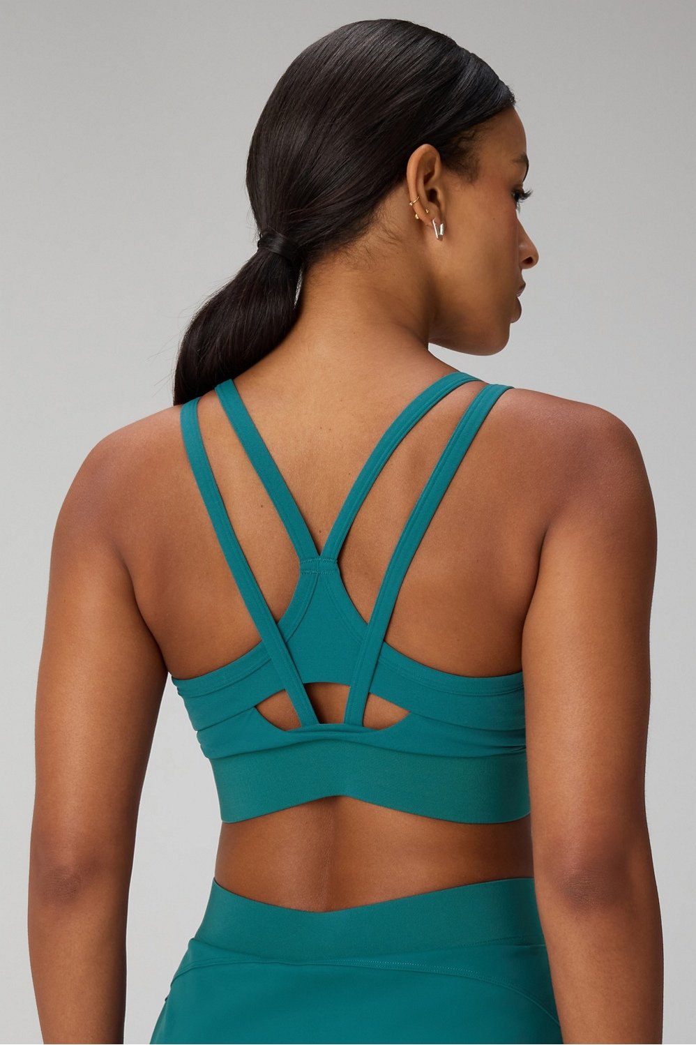 Fabletics Principal Longline Medium Impact Sports Bra