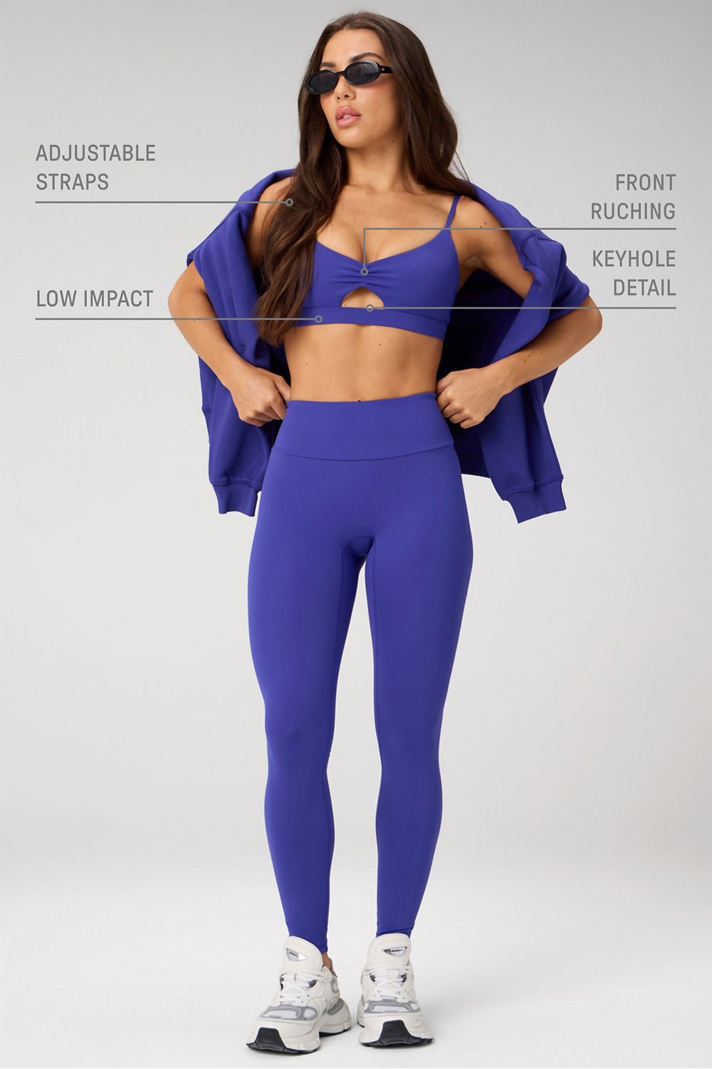 Fabletics PureLuxe Keyhole Low Impact Bra