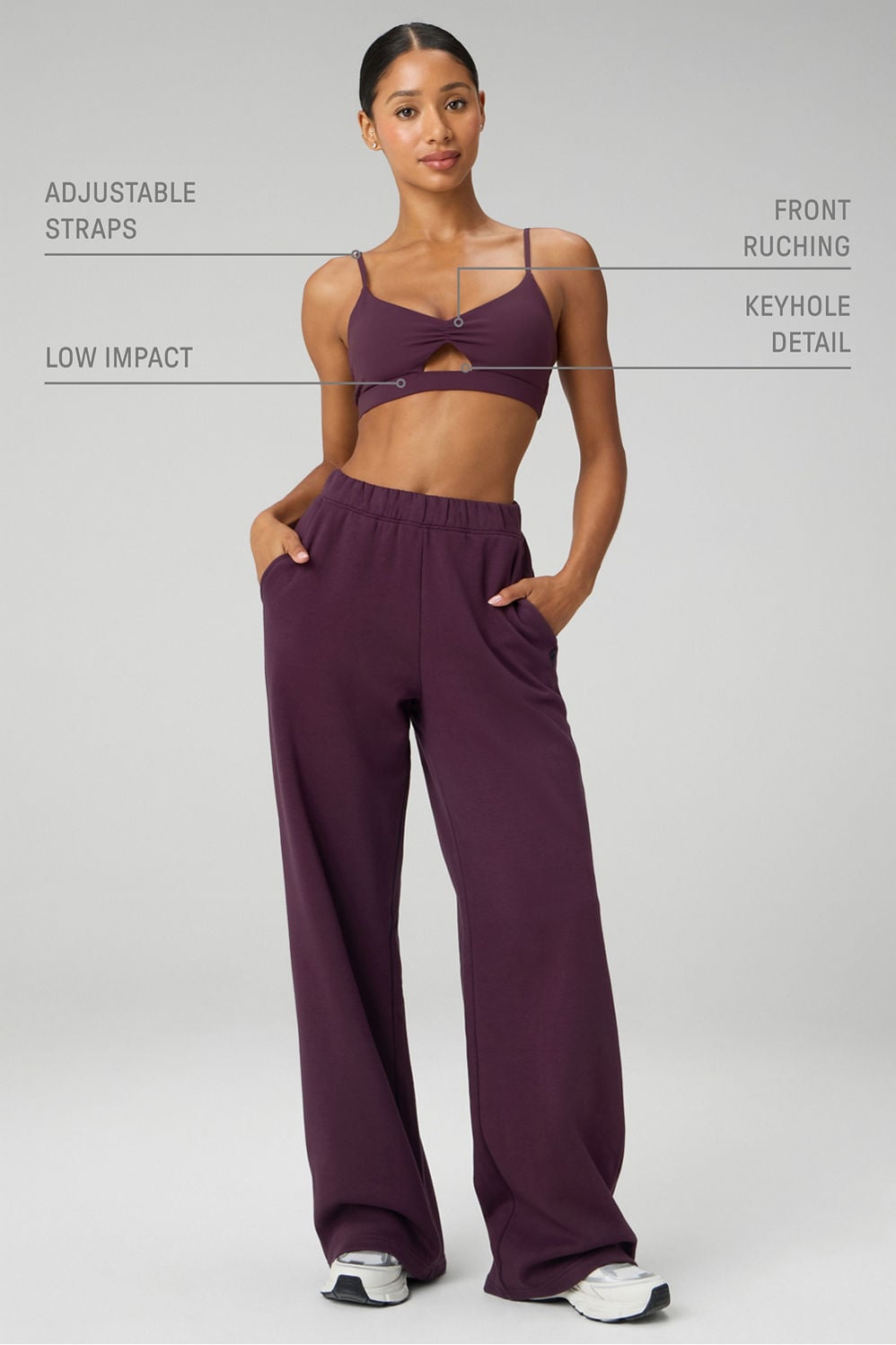 Fabletics PureLuxe Keyhole Low Impact Bra
