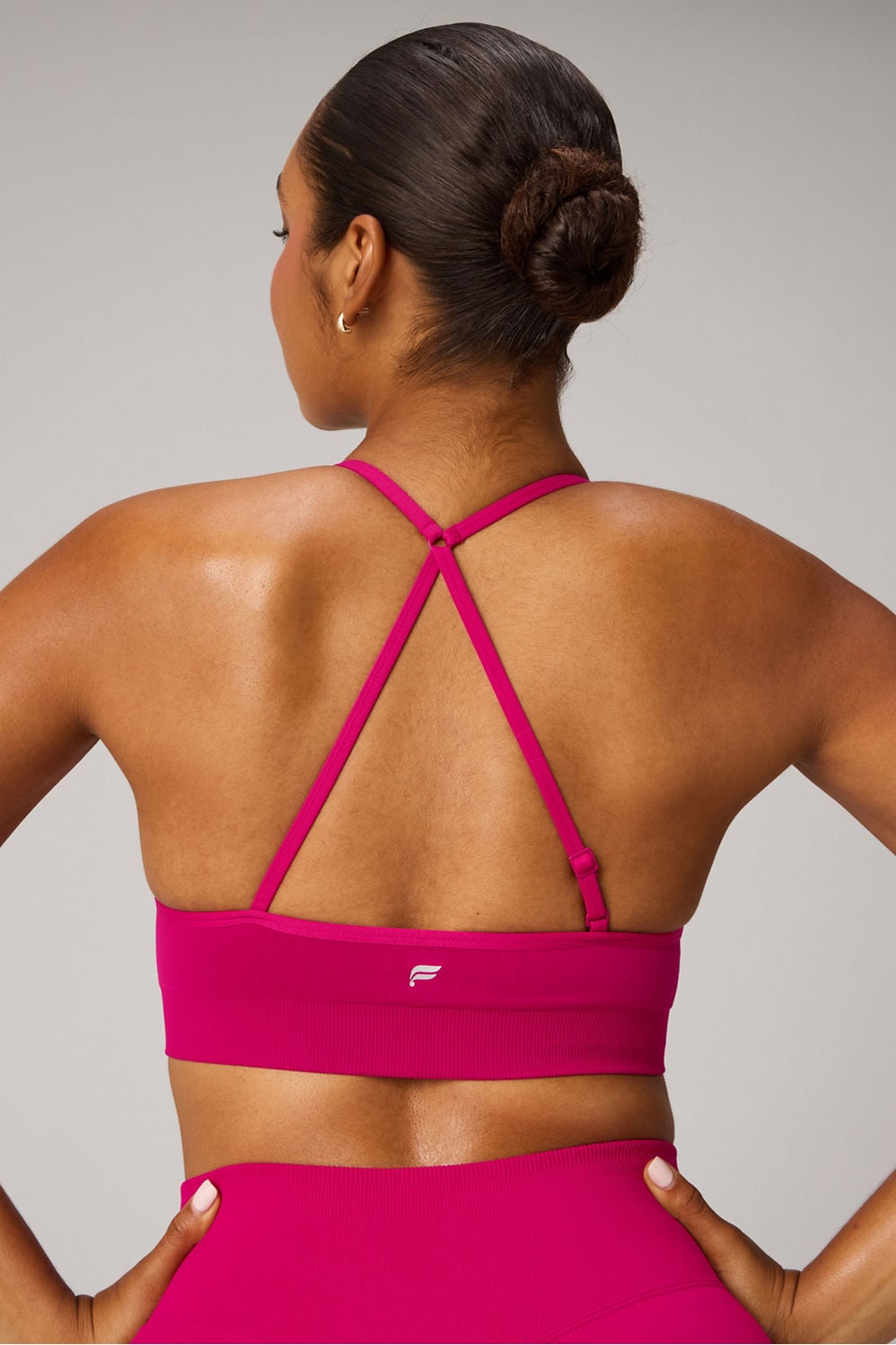 Fabletics Seamless V-Neck Low Impact Bra