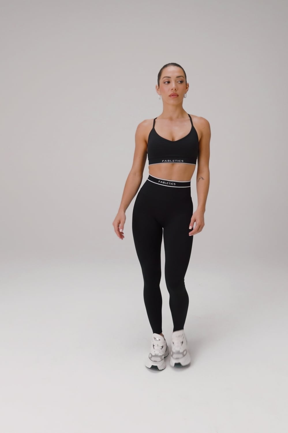 Fabletics Seamless V-Neck Low Impact Bra