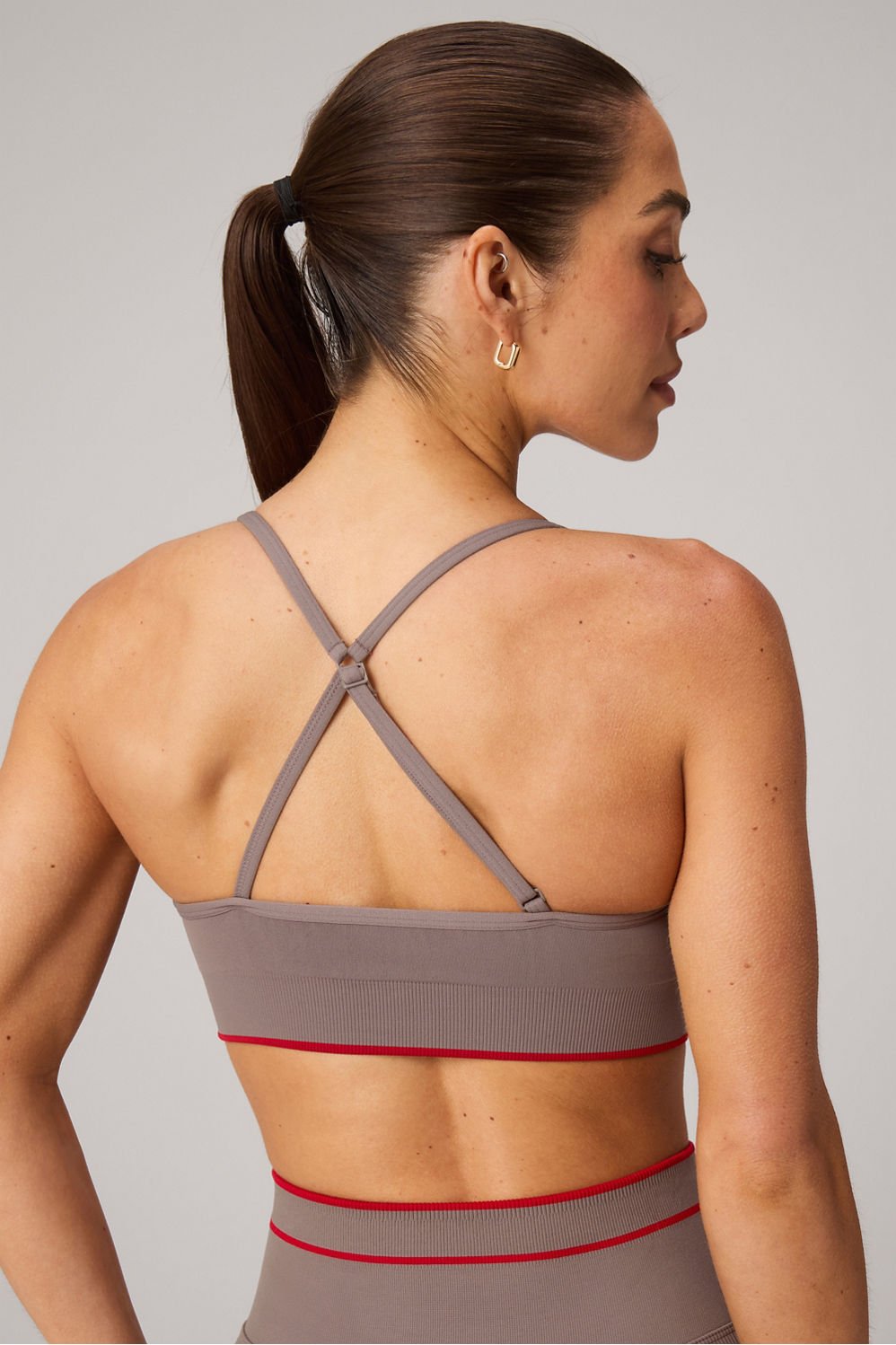 Fabletics Seamless V-Neck Low Impact Bra