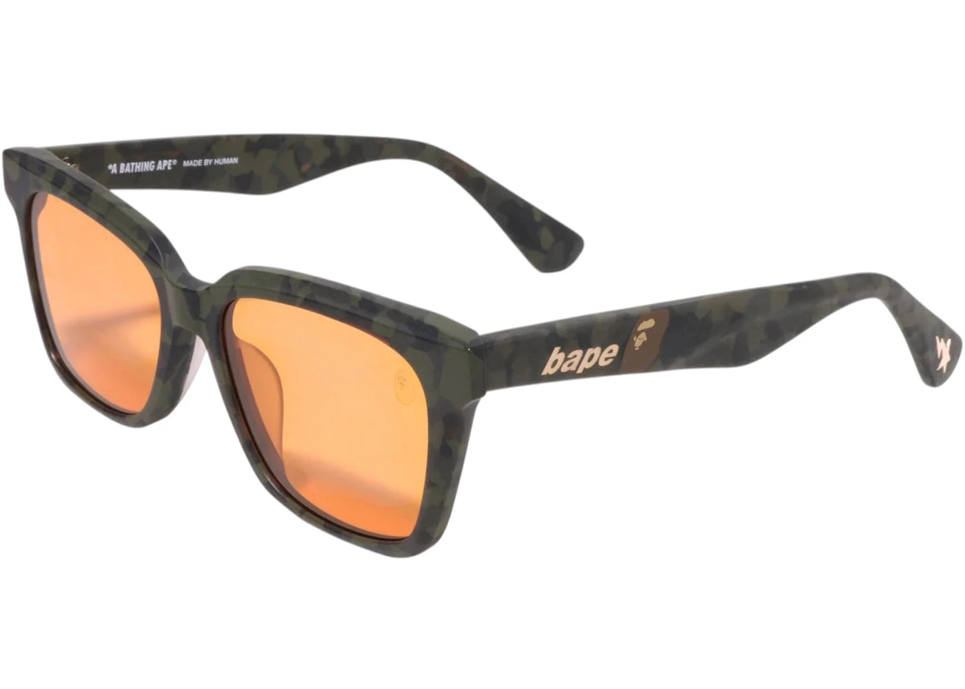 Bape 10 Sunglasses Green