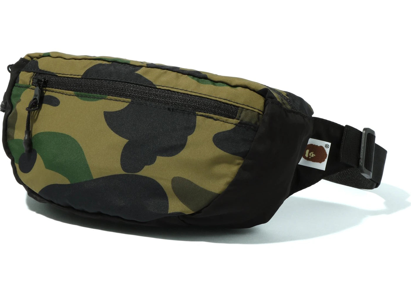 Bape 1St Camo Packable Waist Bag Green