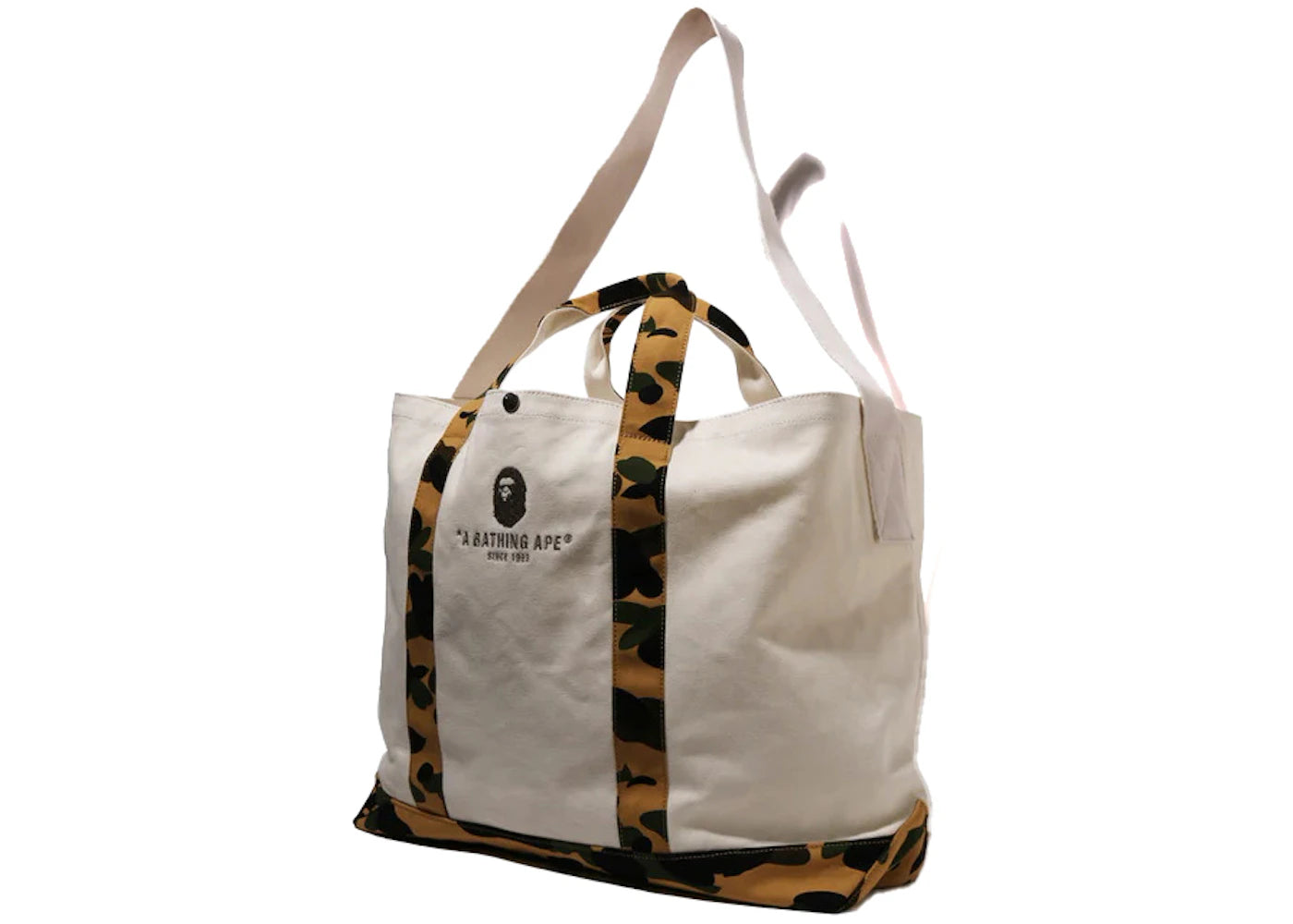 Bape 1St Camo Tote Bag Yellow