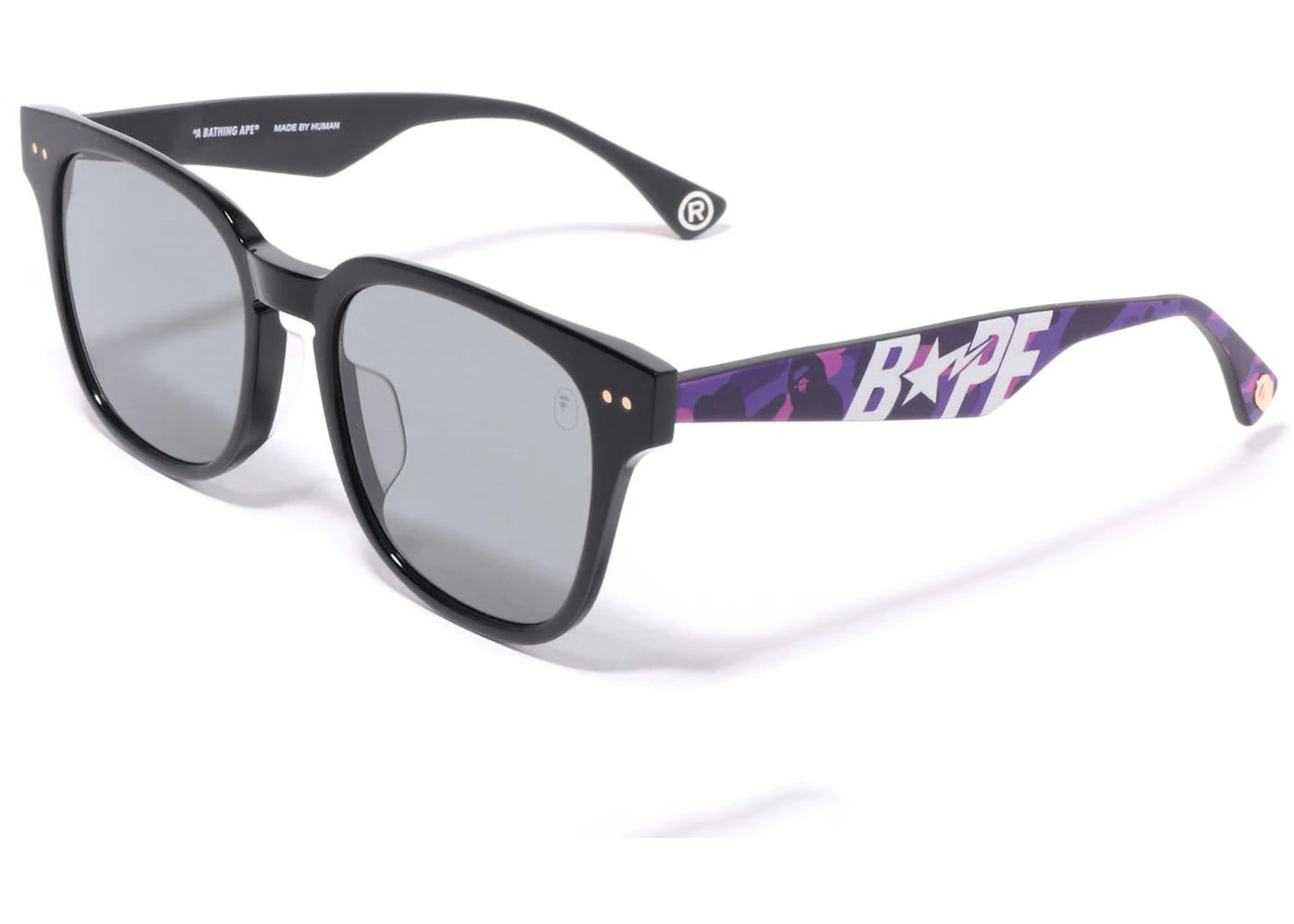Bape 5 Sunglasses Purple