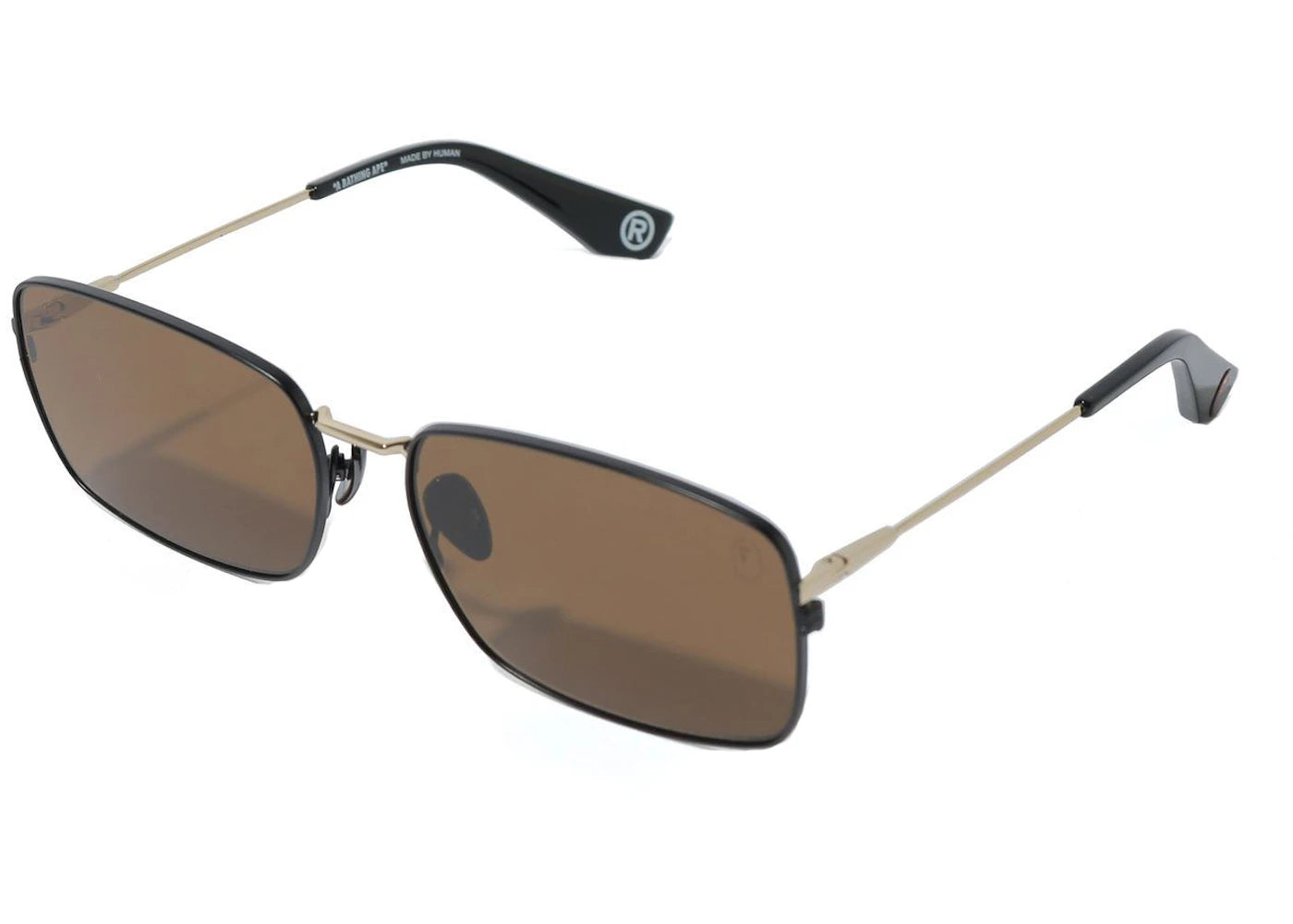 bape 7 sunglasses brown