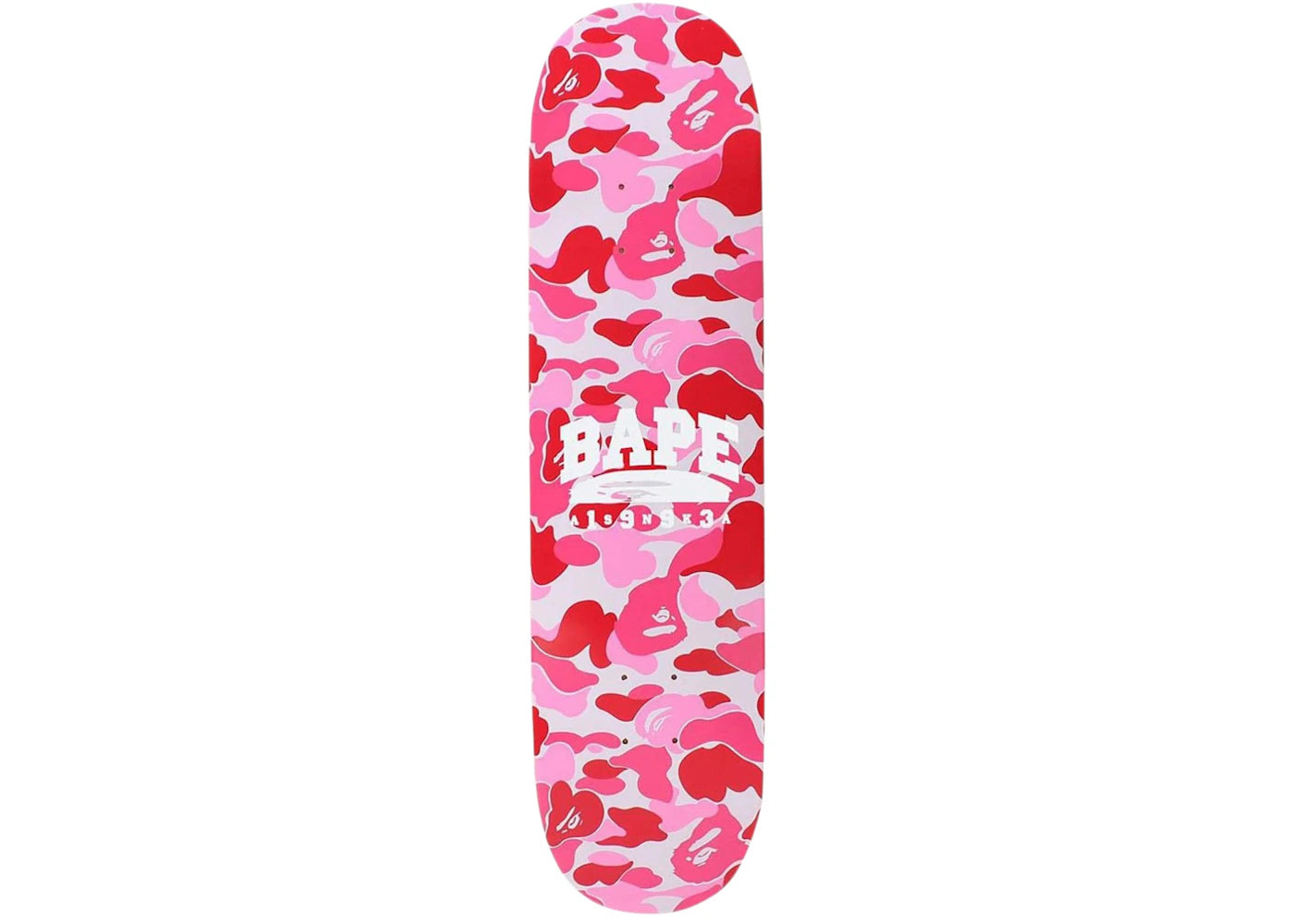 Bape Abc Camo Skateboard Deck Pink