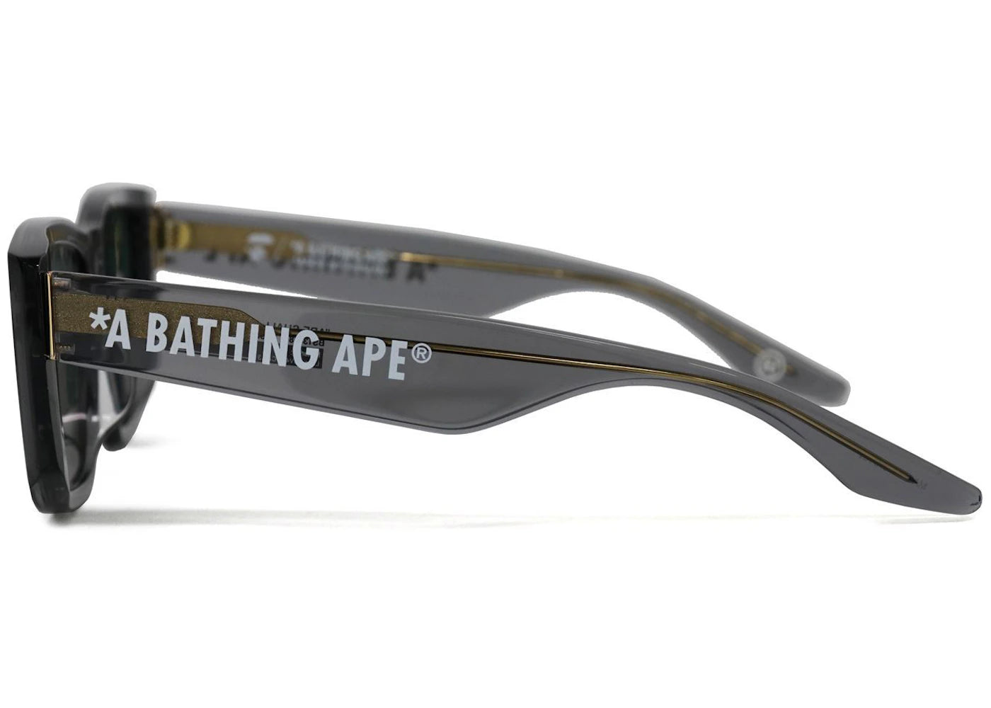 bape acetate 6 sunglasses (fw21) black
